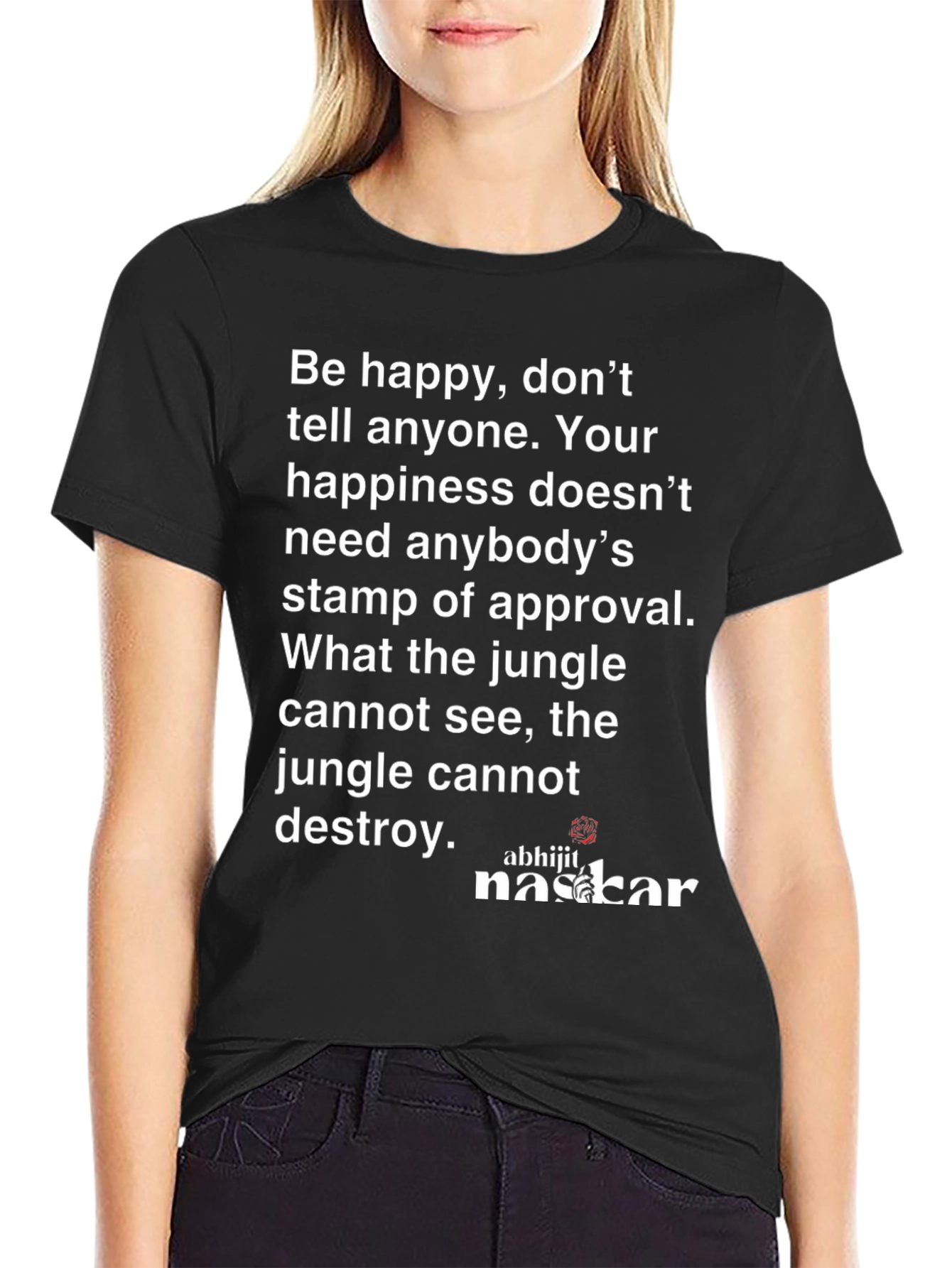 Inspirational Quote Graphic T-Shirt