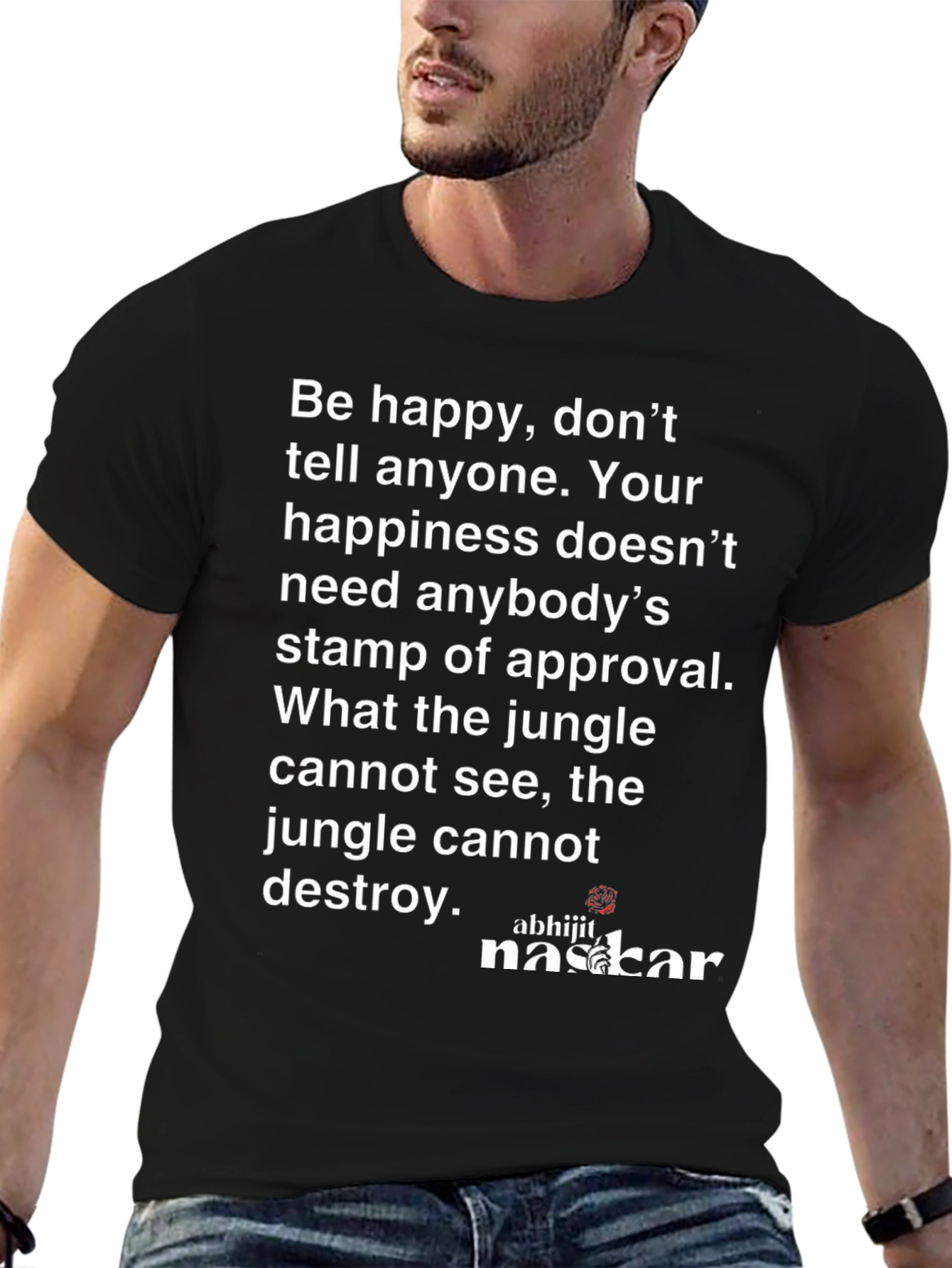 Inspirational Quote Graphic T-Shirt