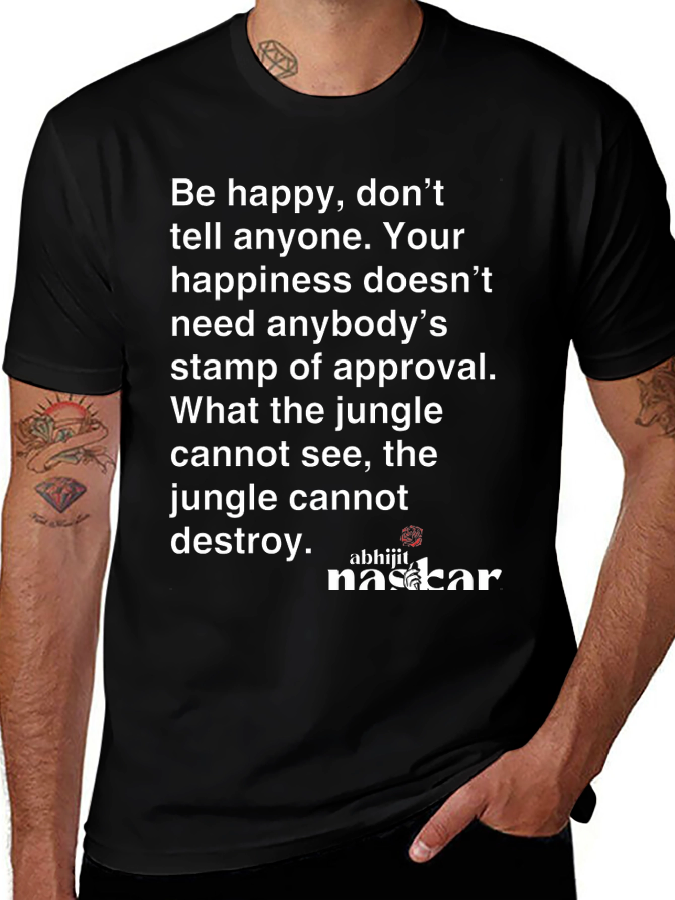 Inspirational Quote Graphic T-Shirt