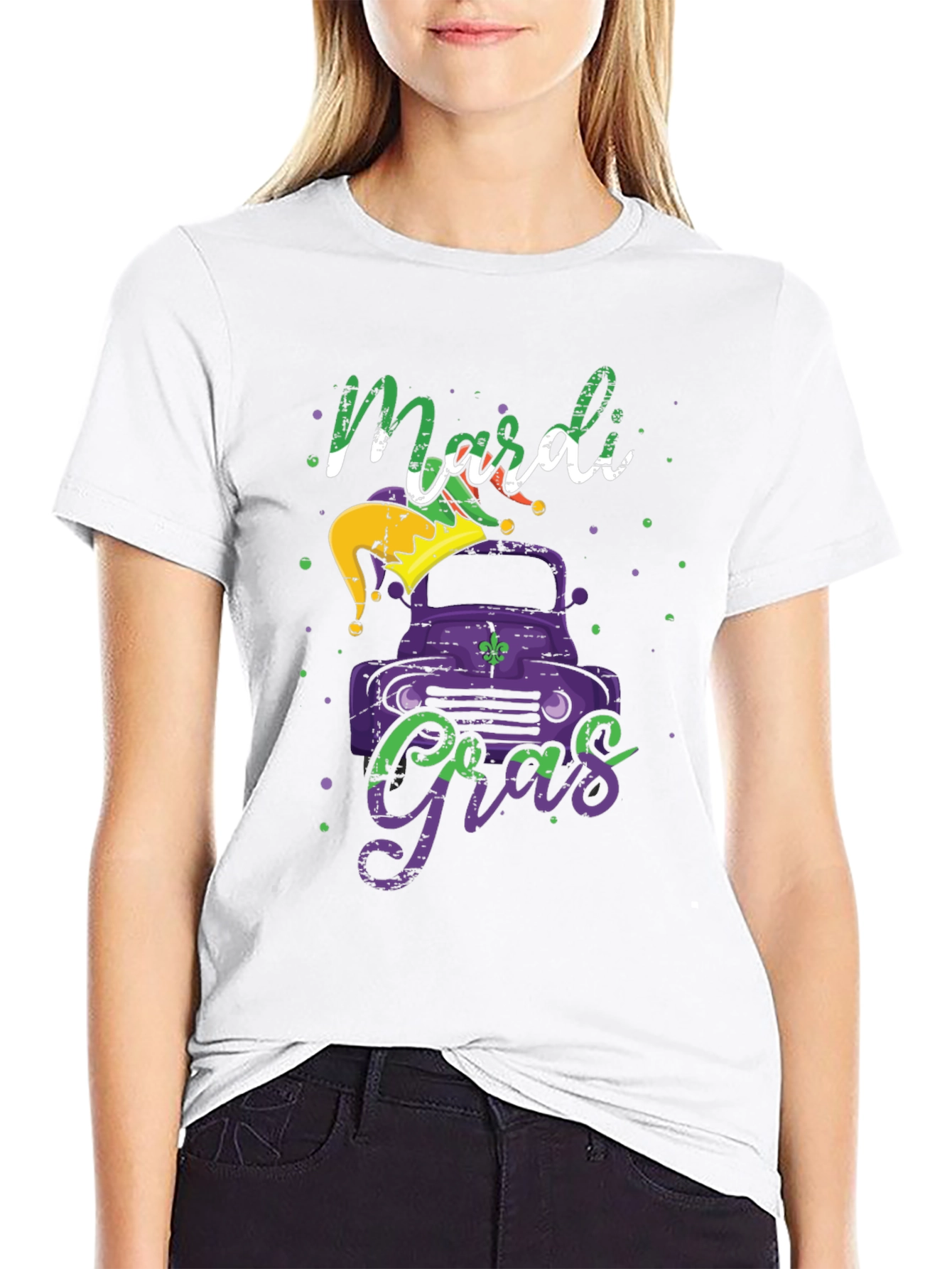 Mardi Gras Truck Graphic Tee