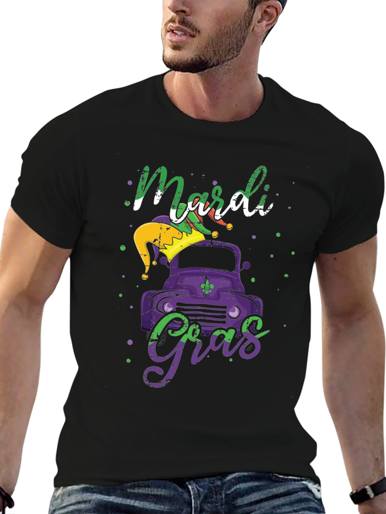 Mardi Gras Truck Graphic Tee
