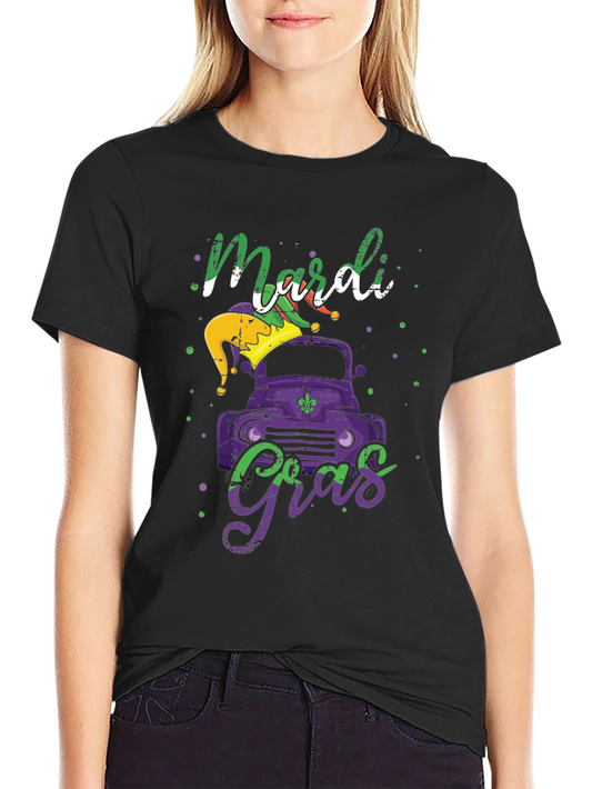 Mardi Gras Truck Graphic Tee