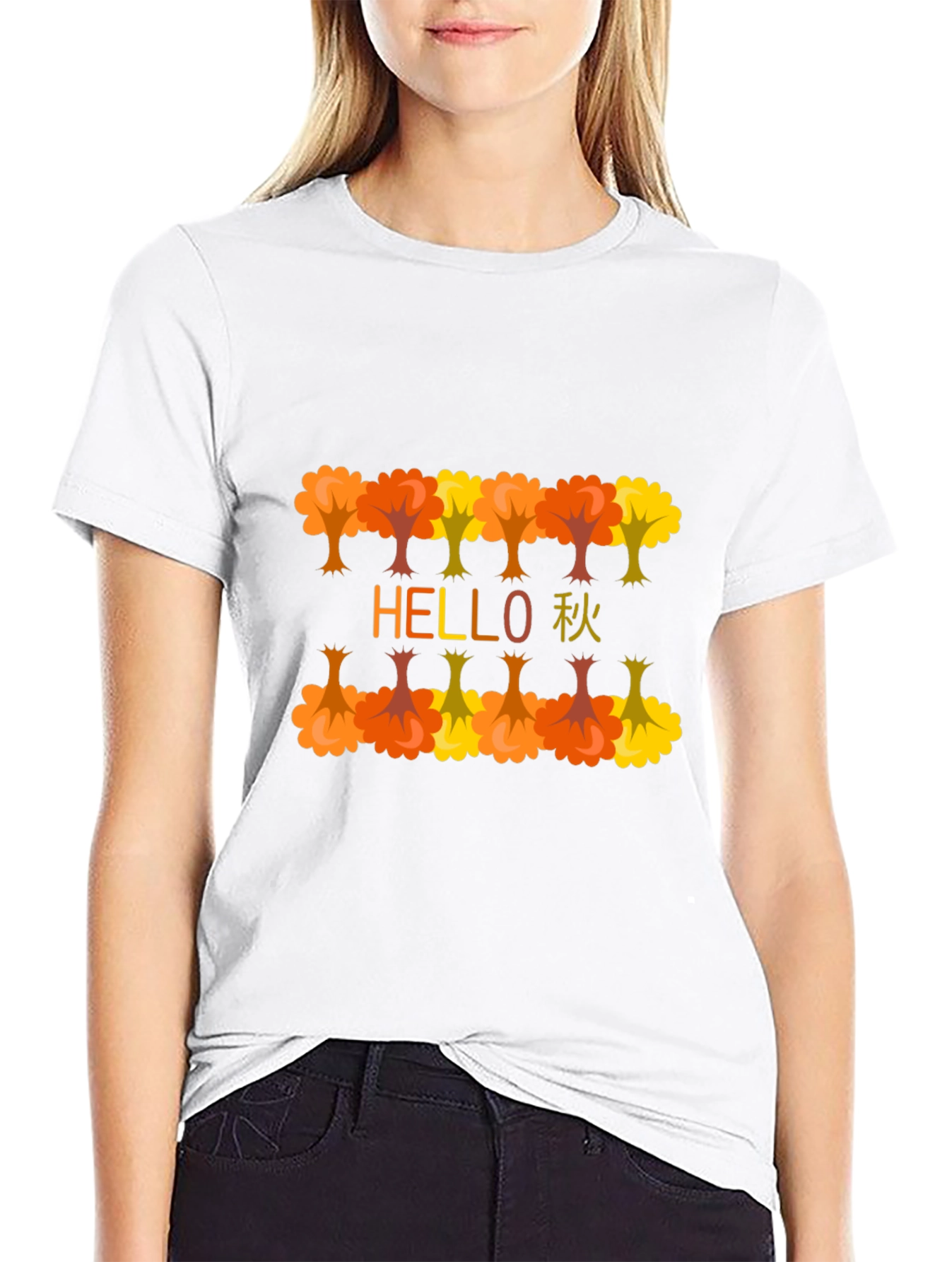 Hello Fall Autumn T-Shirt