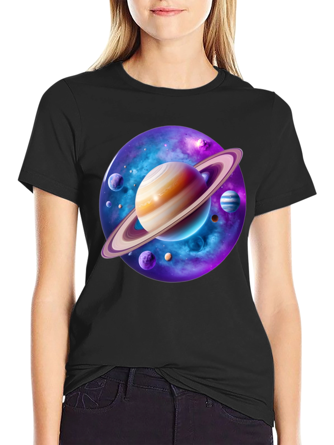 Cosmic Planet T-Shirt - Space Graphic Tee