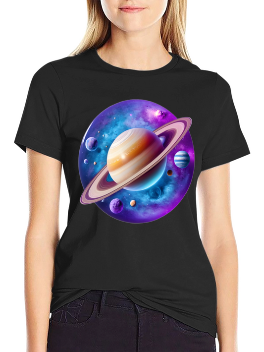 Cosmic Planet T-Shirt - Space Graphic Tee