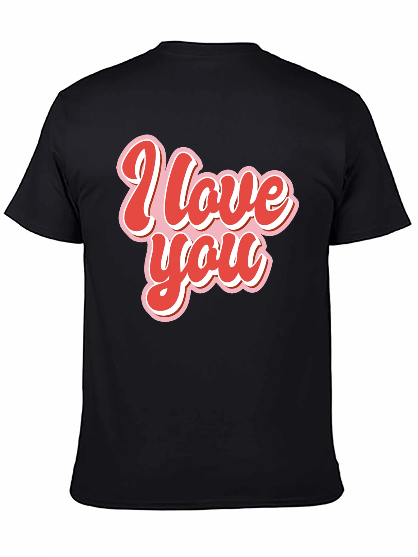 I Love You Retro Style Graphic Tee