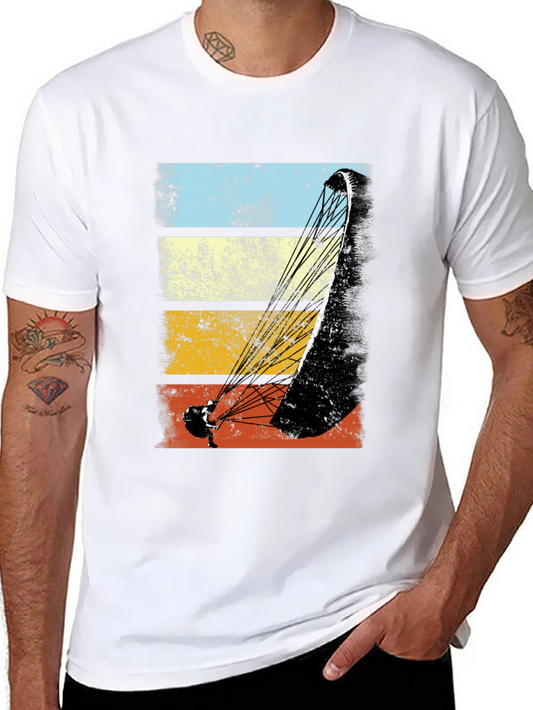 Retro Paragliding T-Shirt - Adventure Tee