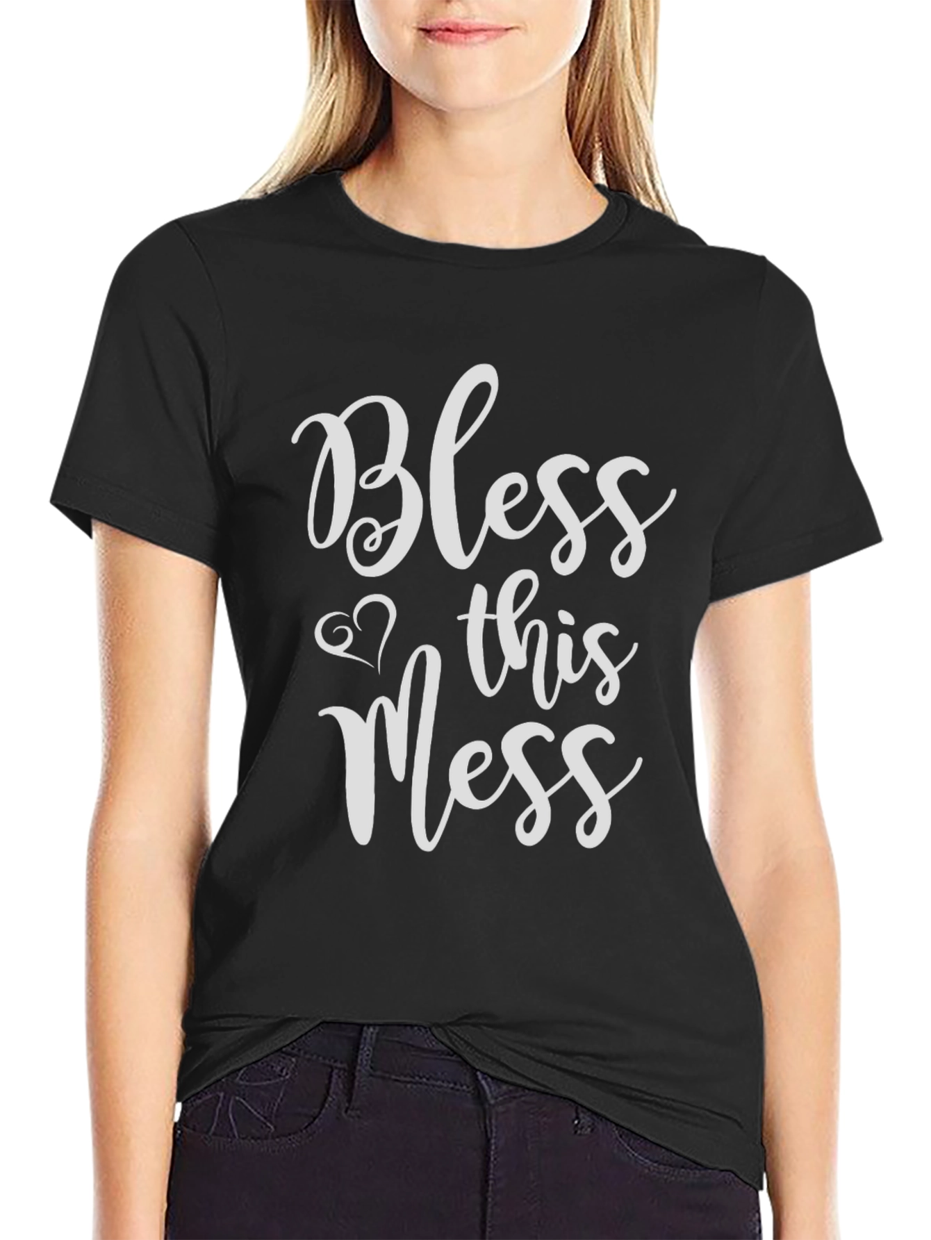 Bless This Mess T-Shirt - Stylish Graphic Tee