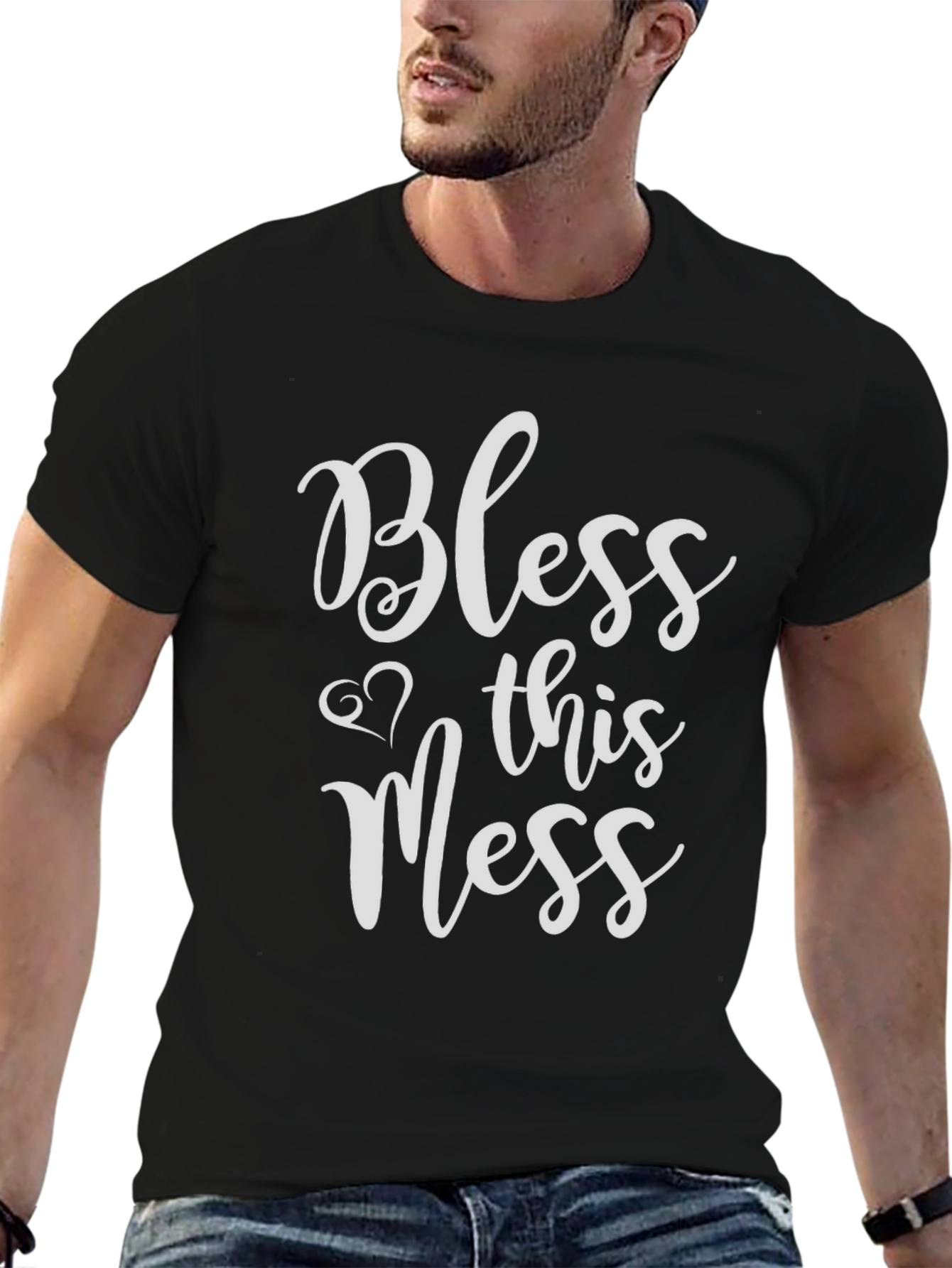 Bless This Mess T-Shirt - Stylish Graphic Tee