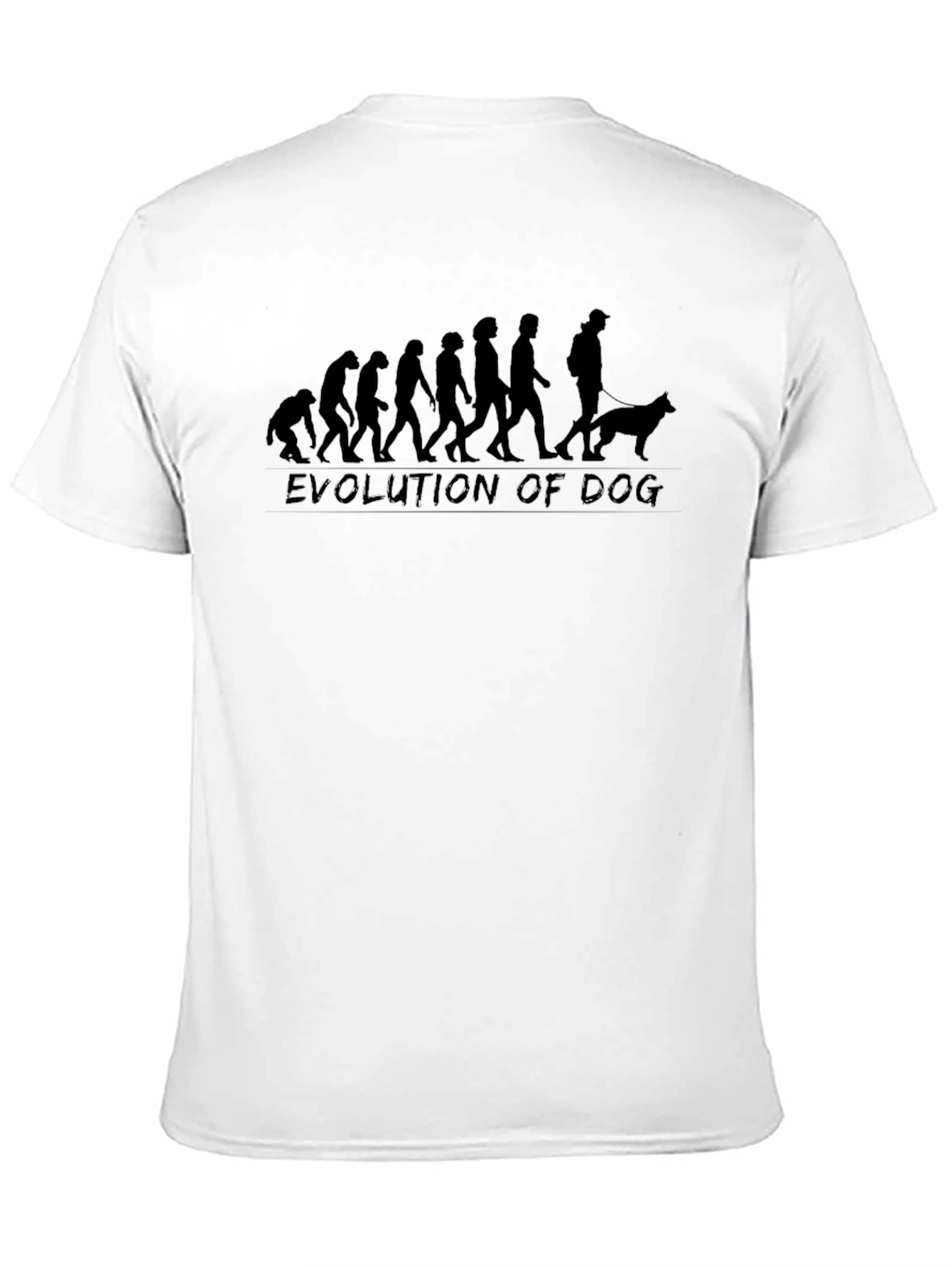 Evolution of Dog T-Shirt - Black Graphic Tee