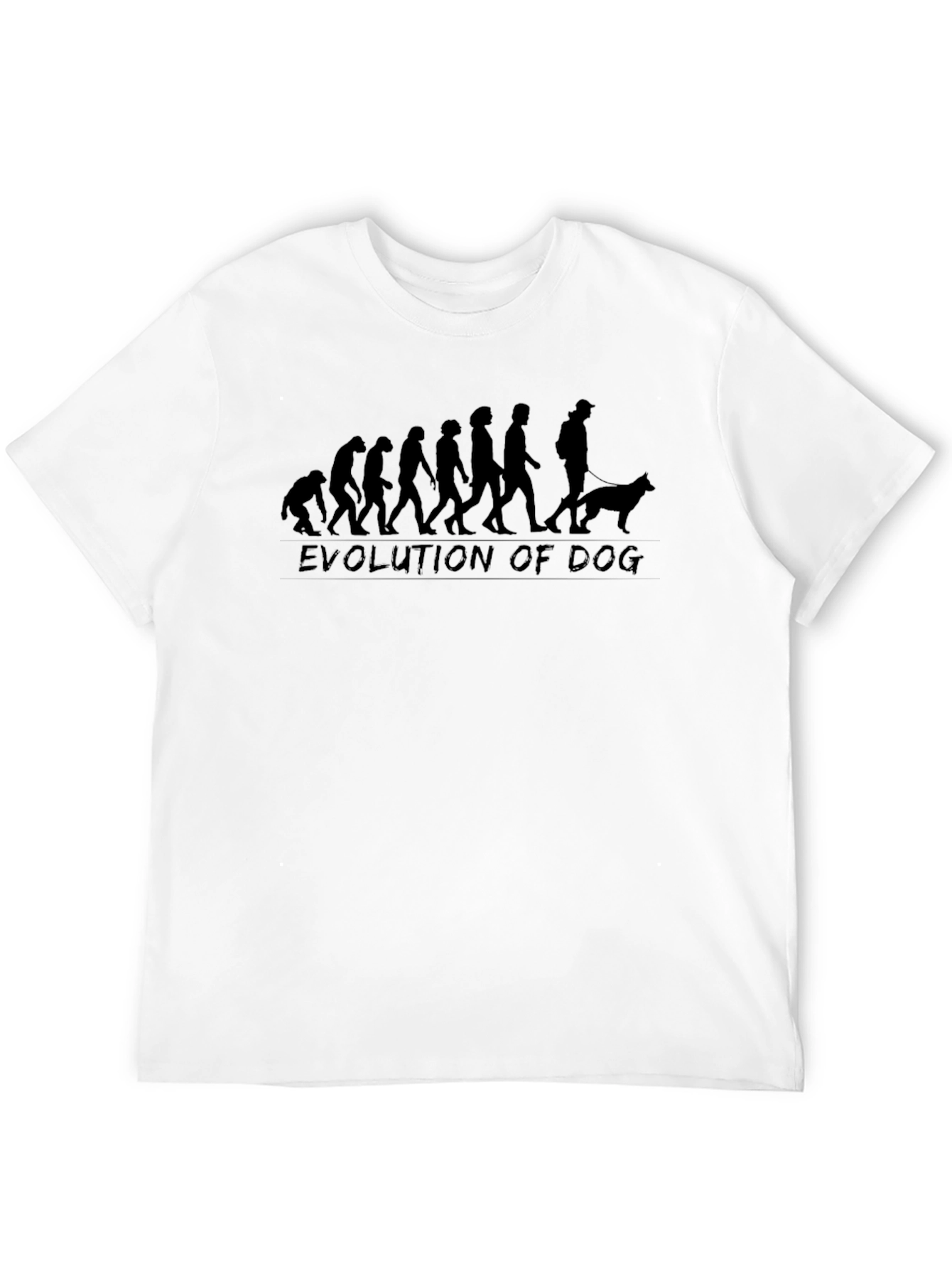 Evolution of Dog T-Shirt - Black Graphic Tee