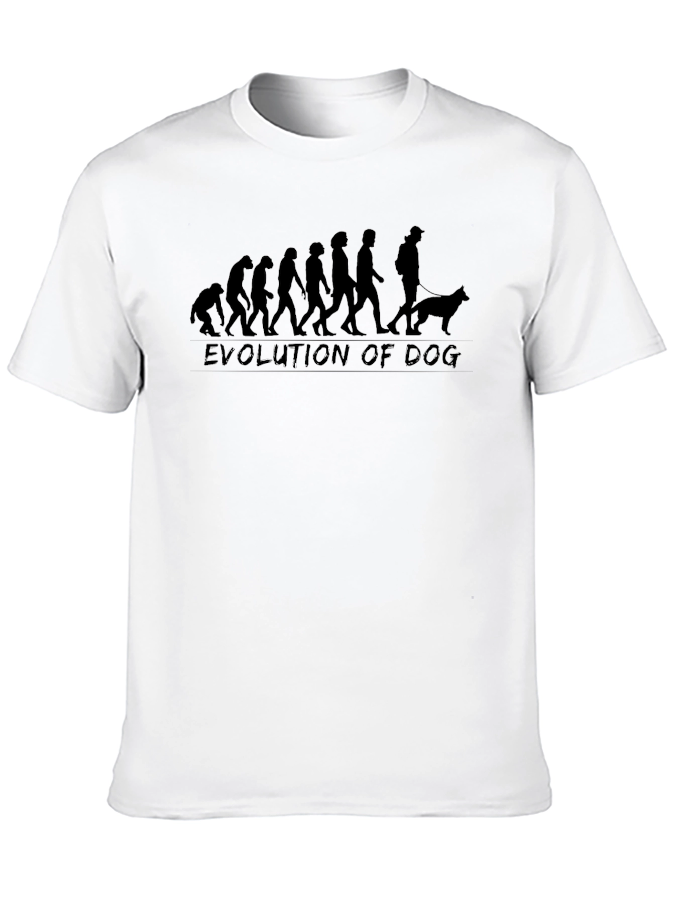 Evolution of Dog T-Shirt - Black Graphic Tee