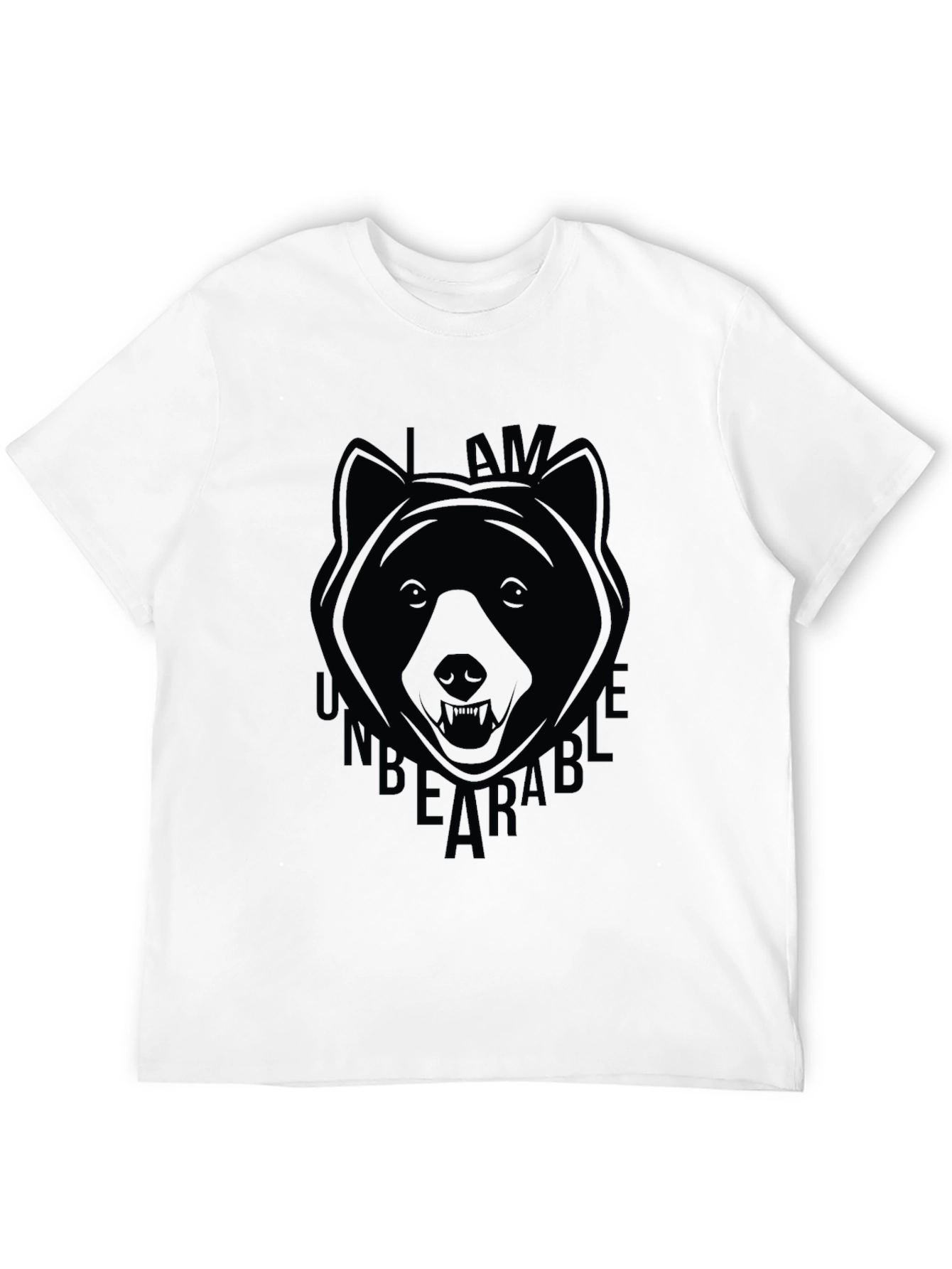 I Am Unbearable Bear Graphic T-Shirt