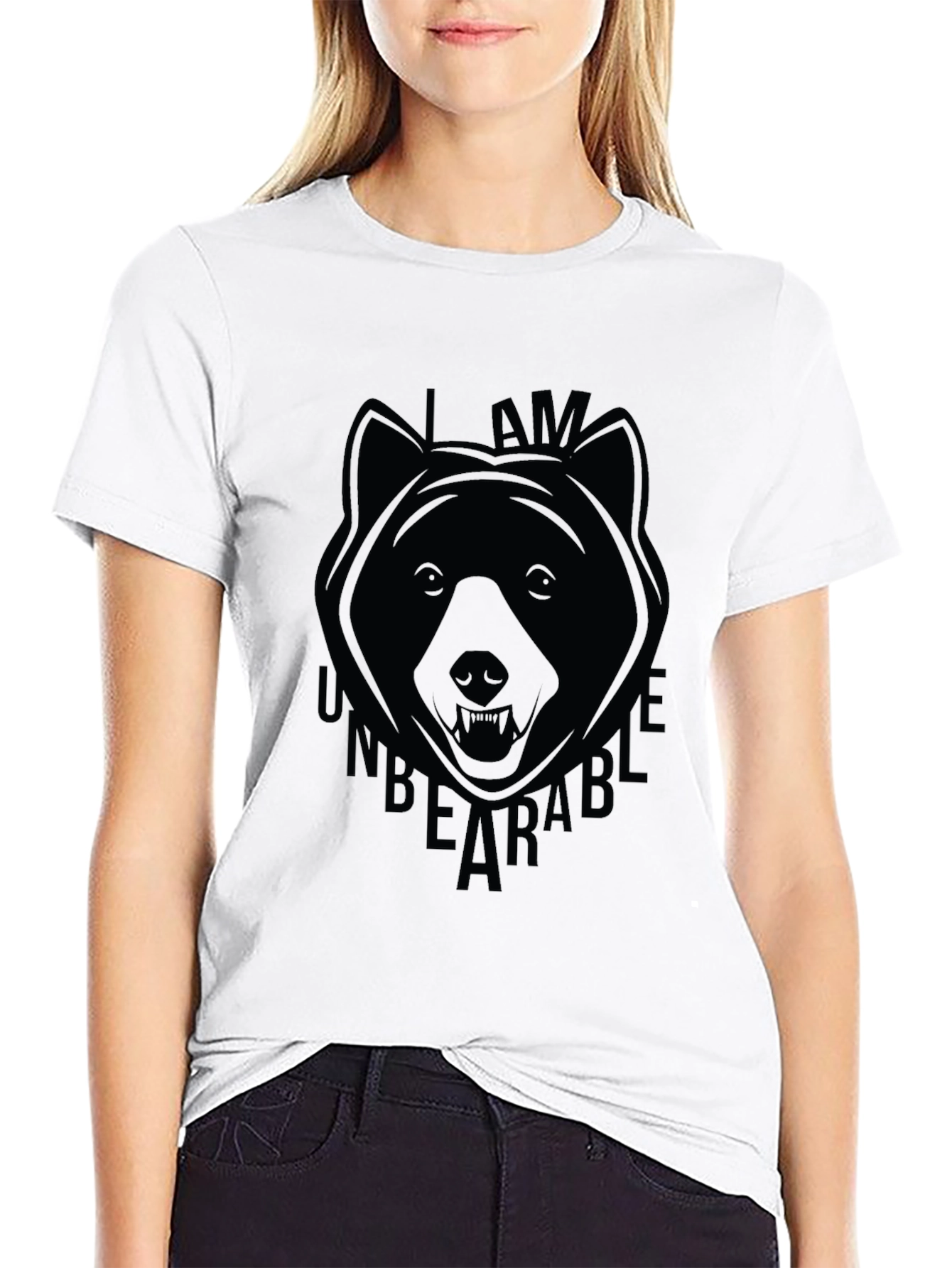 I Am Unbearable Bear Graphic T-Shirt
