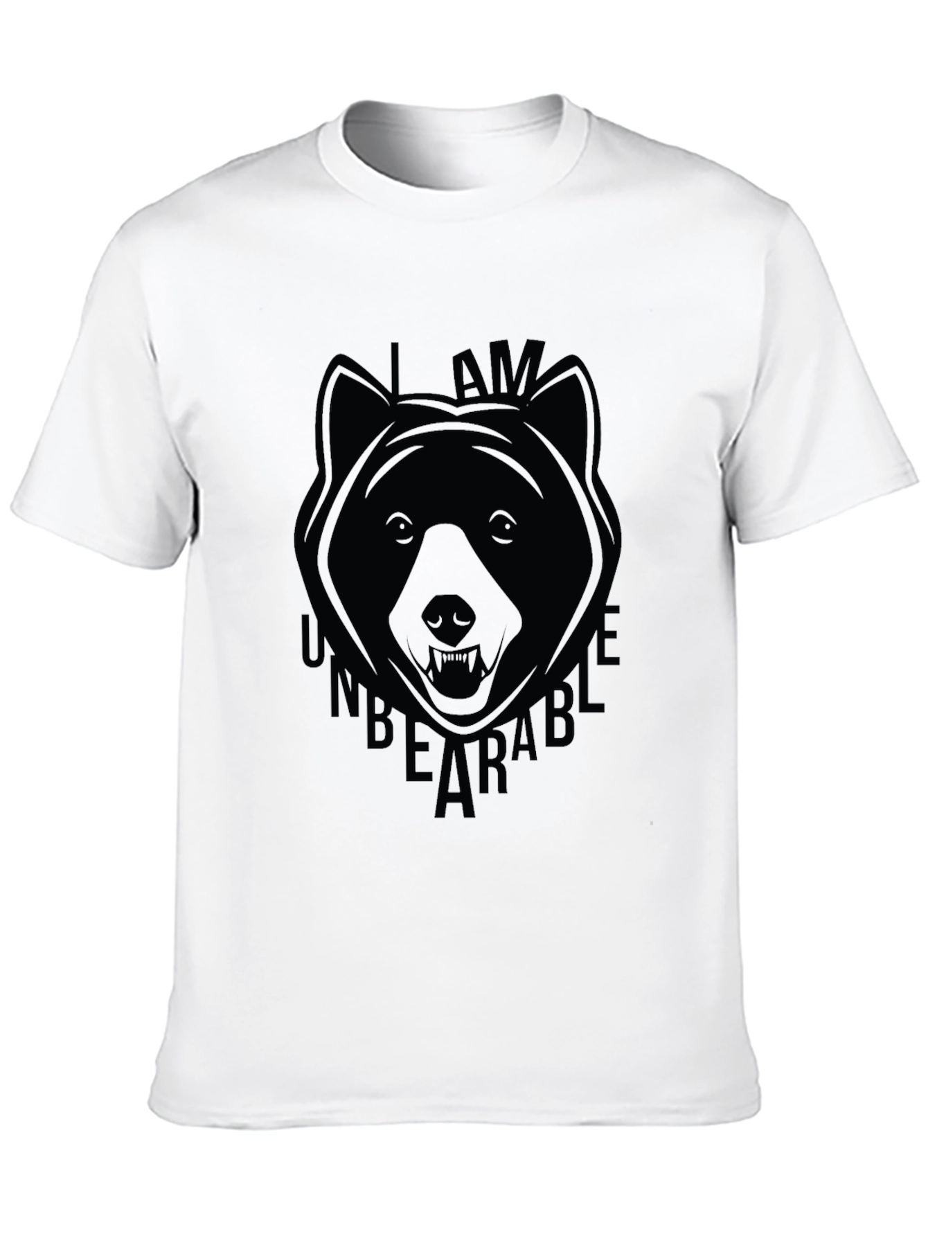 I Am Unbearable Bear Graphic T-Shirt