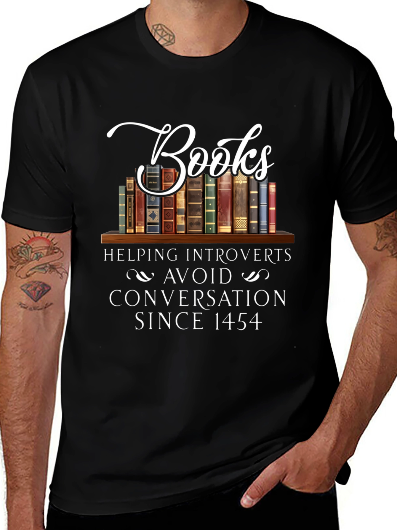 Introvert Book Lover T-Shirt