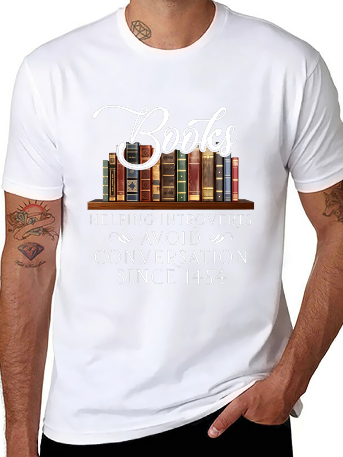 Introvert Book Lover T-Shirt