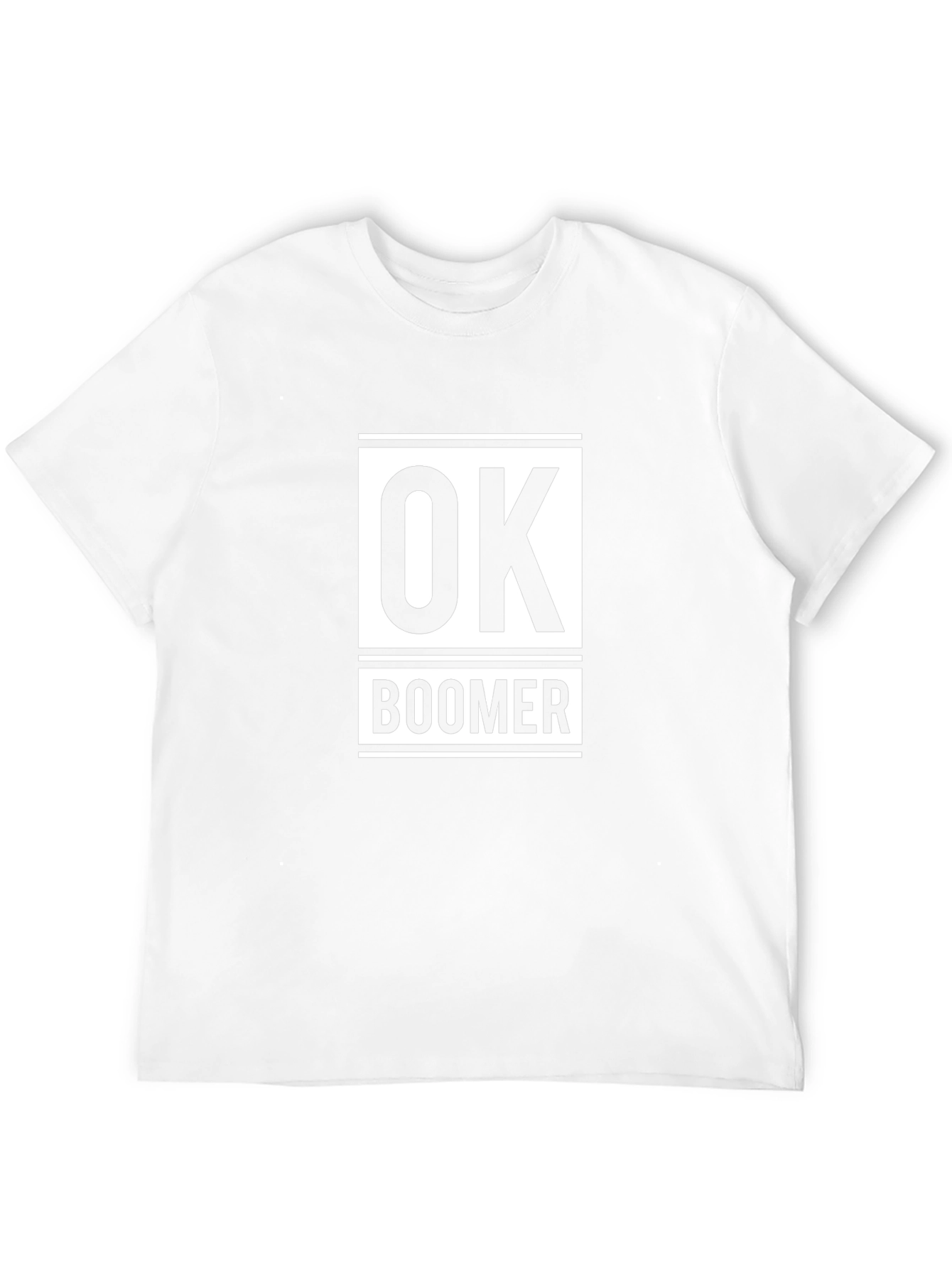 OK Boomer Graphic Tee - Black Cotton Casual T-Shirt