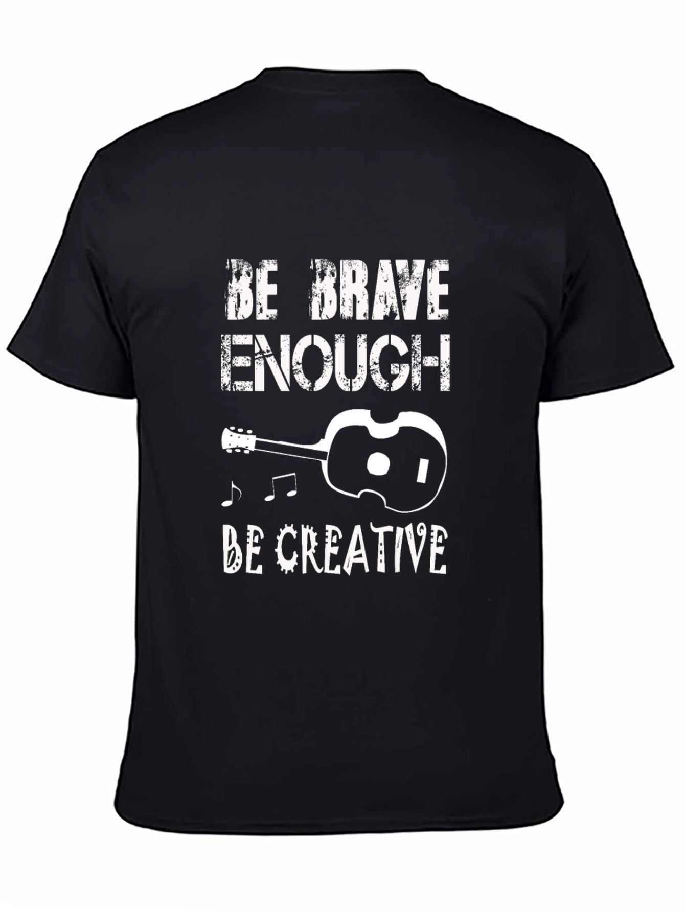 Be Brave Enough Creative Graphic T-Shirt