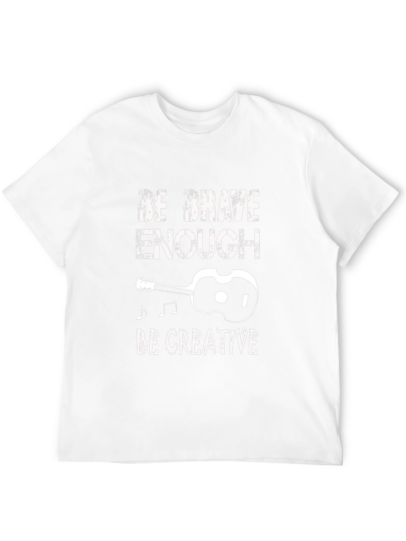 Be Brave Enough Creative Graphic T-Shirt