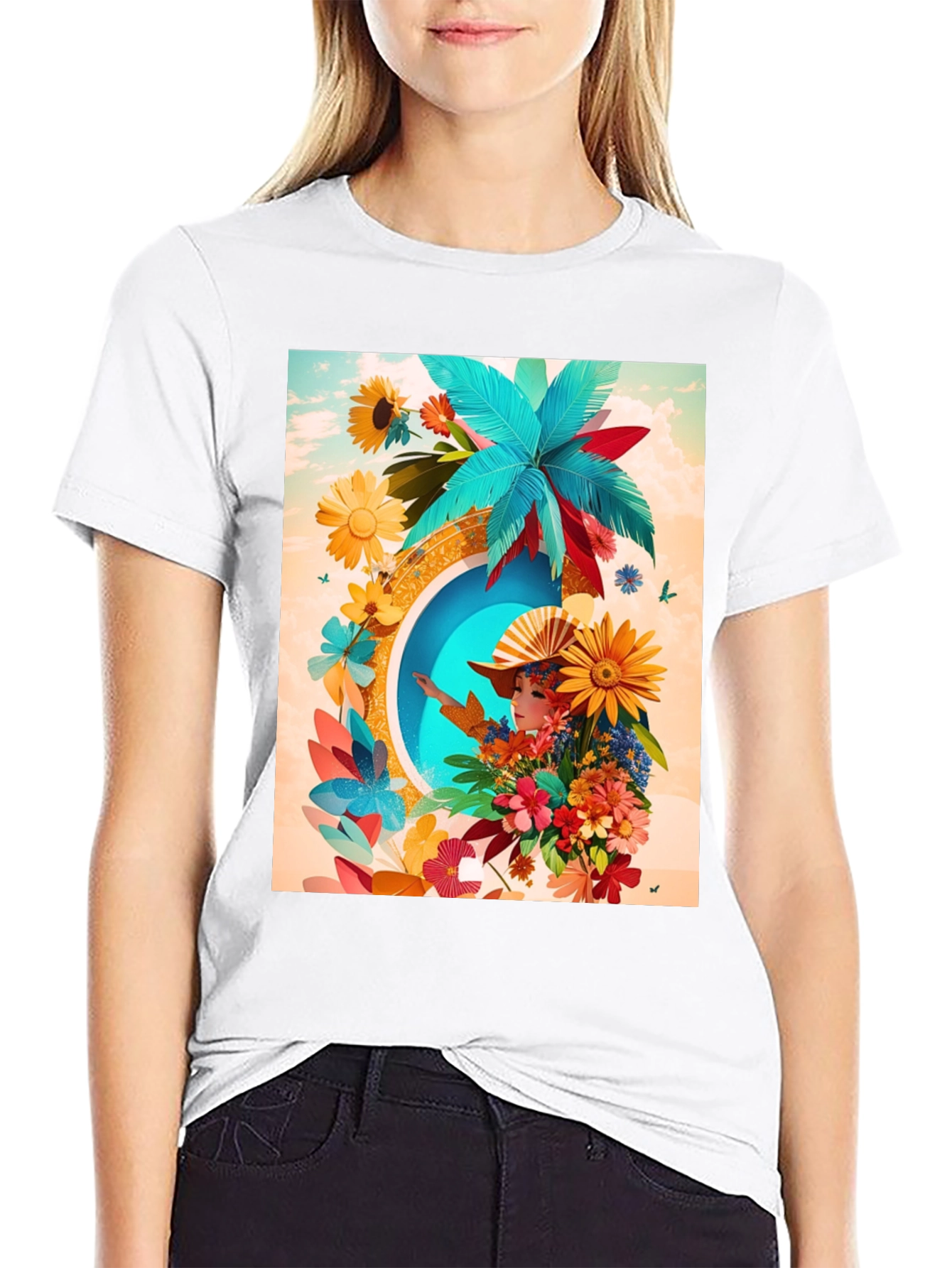 Floral Fantasy Graphic Tee