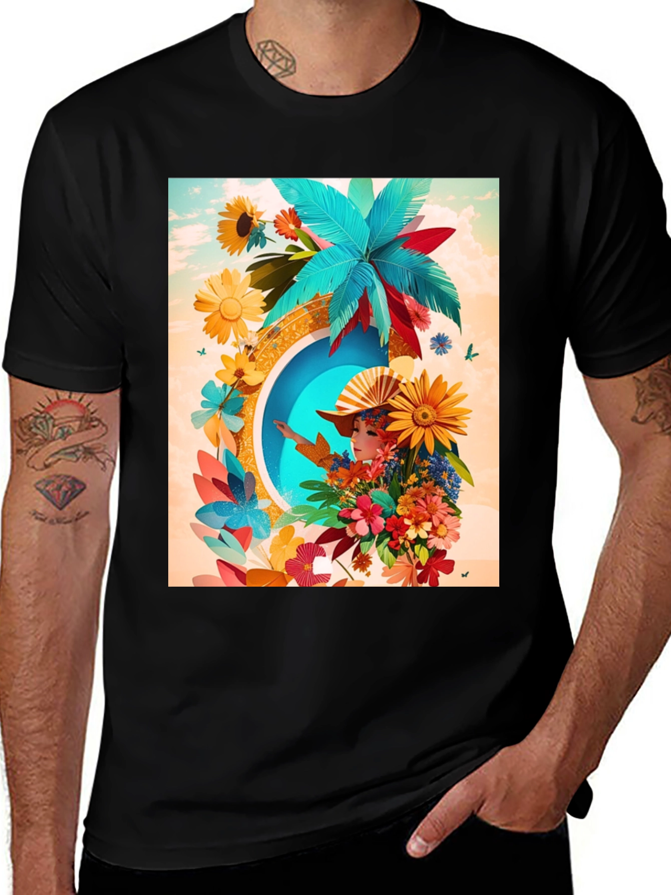 Floral Fantasy Graphic Tee