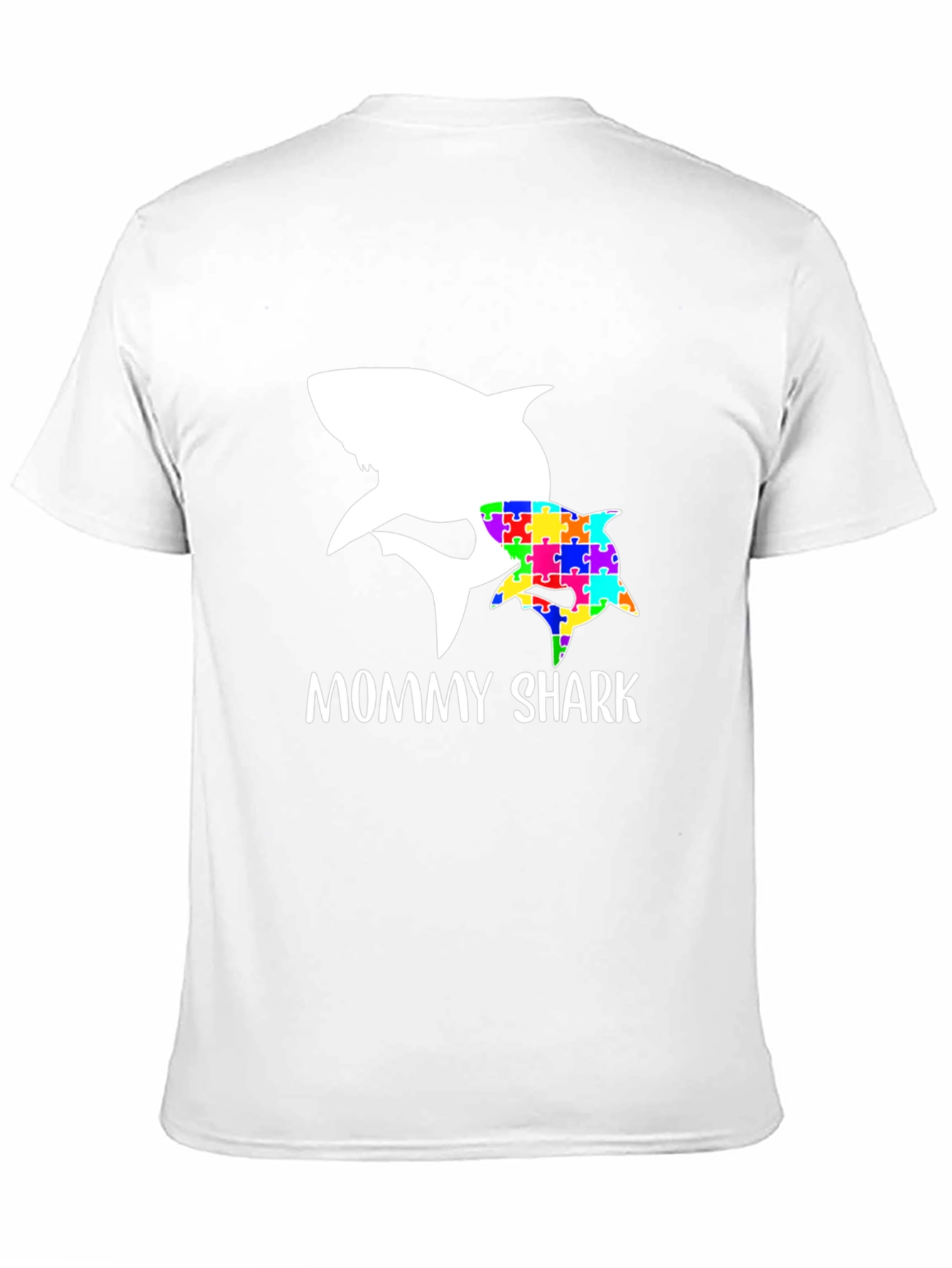Mommy Shark Autism Awareness T-Shirt