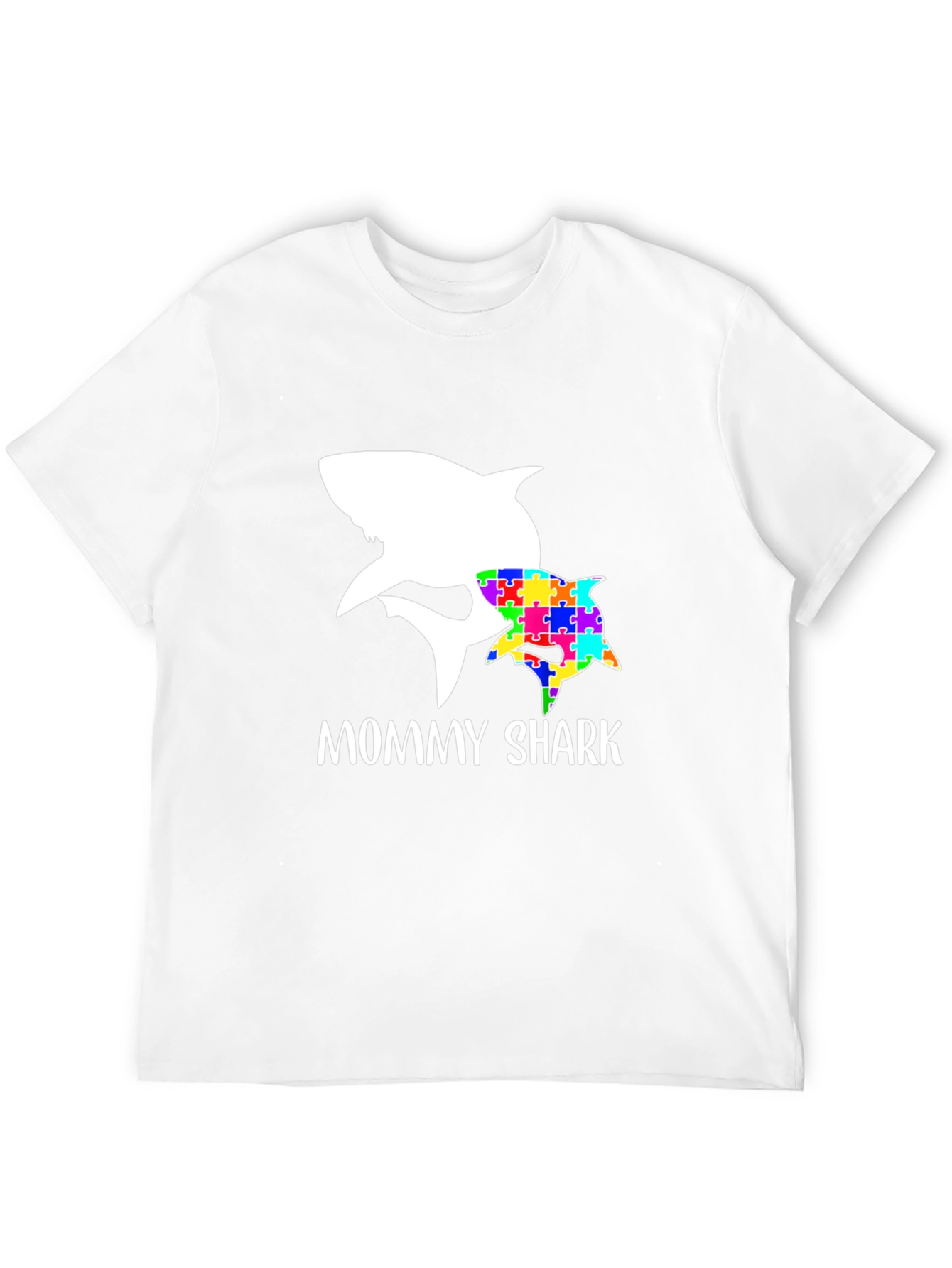 Mommy Shark Autism Awareness T-Shirt