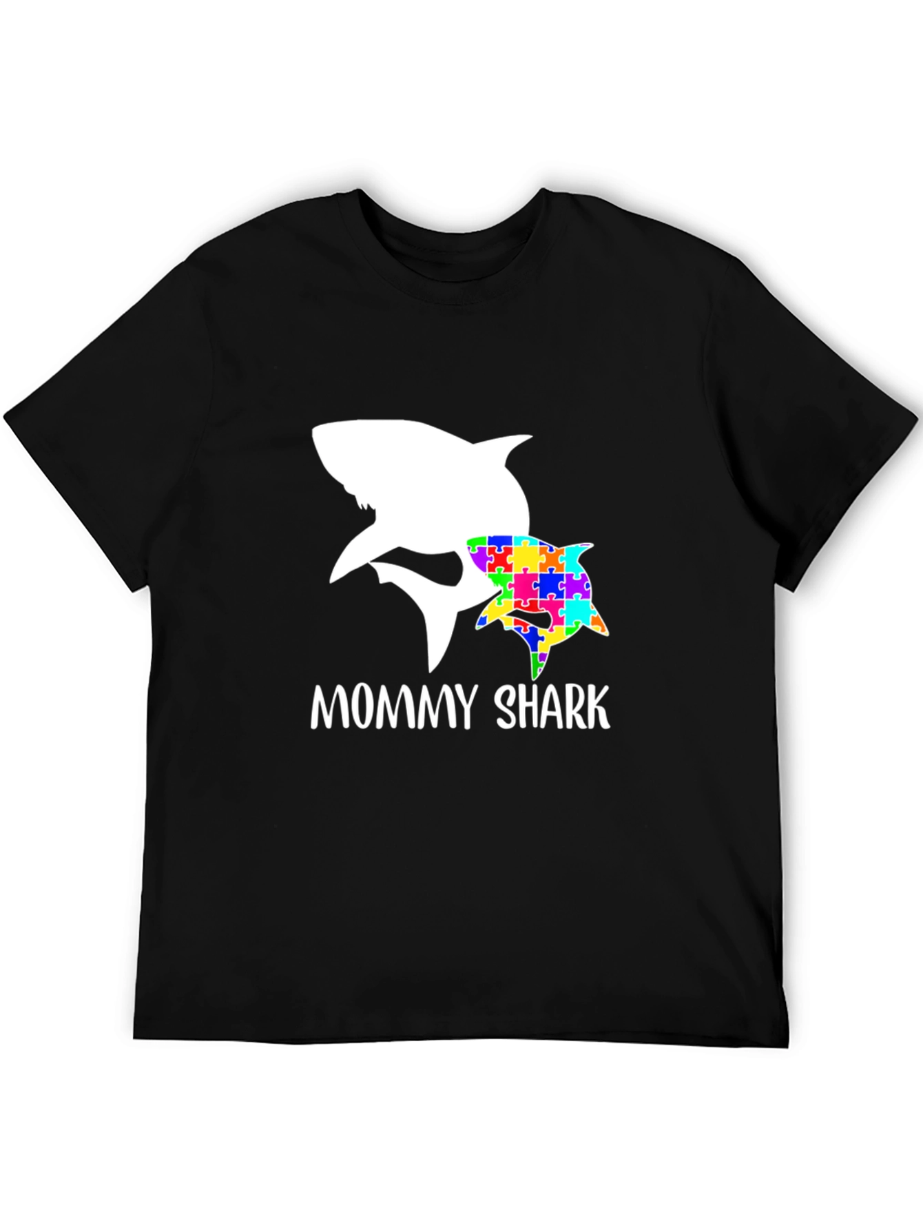 Mommy Shark Autism Awareness T-Shirt