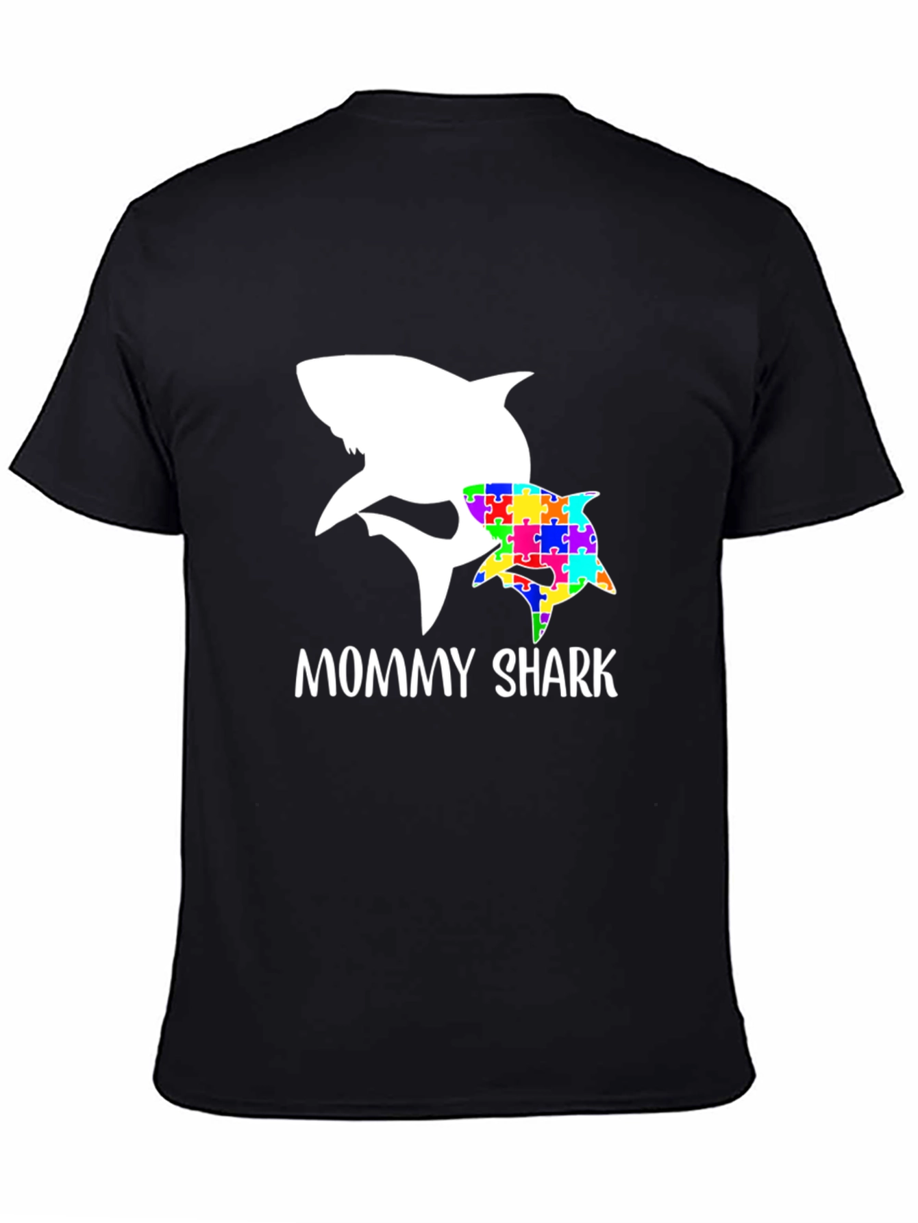 Mommy Shark Autism Awareness T-Shirt