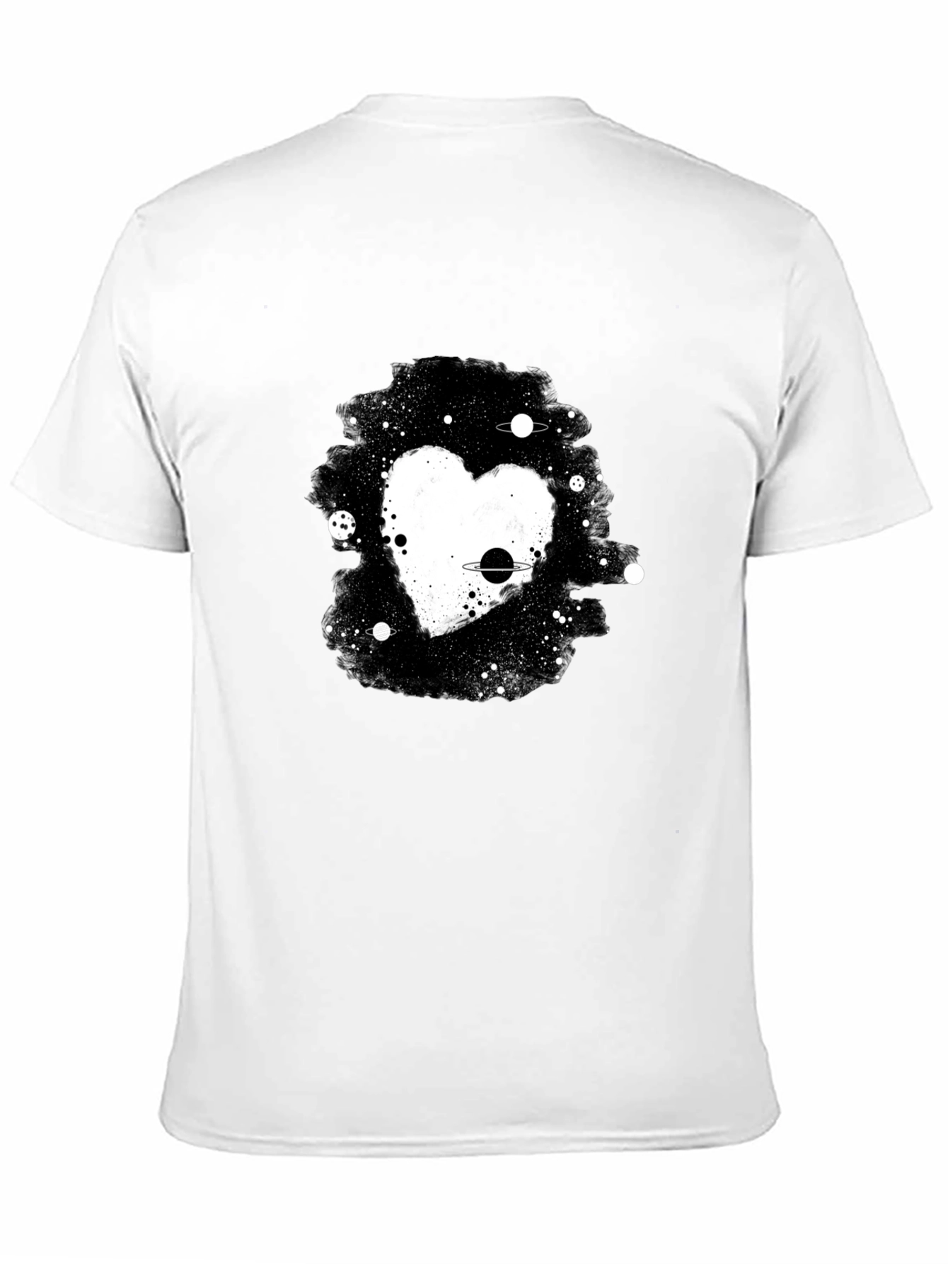 Cosmic Heart Black T-Shirt