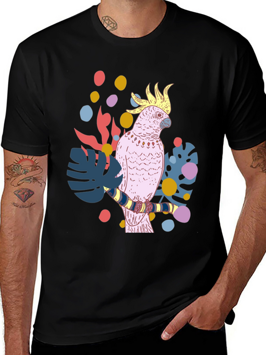 Tropical Cockatoo Graphic Tee