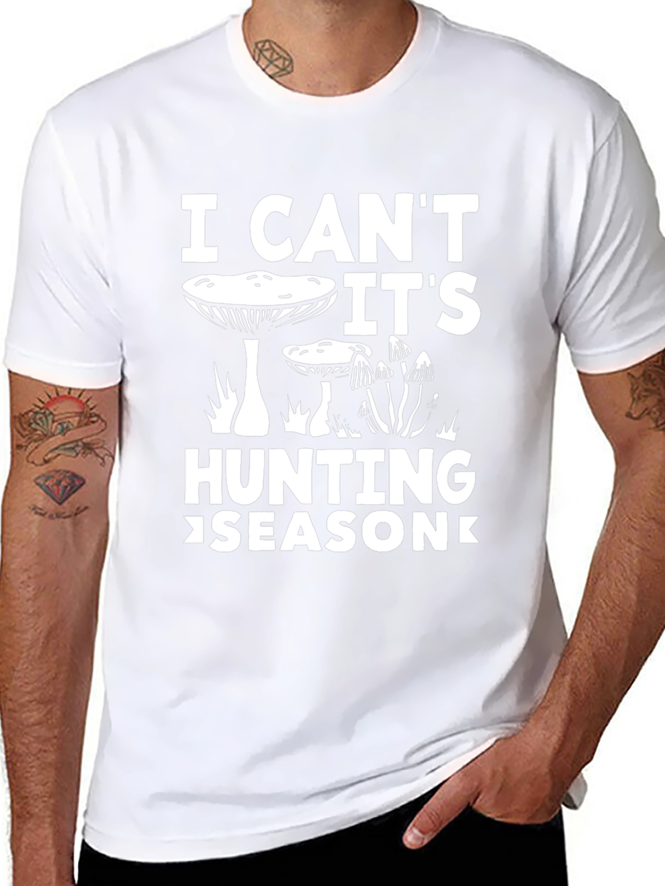 Mushroom Hunting Season Graphic Tee