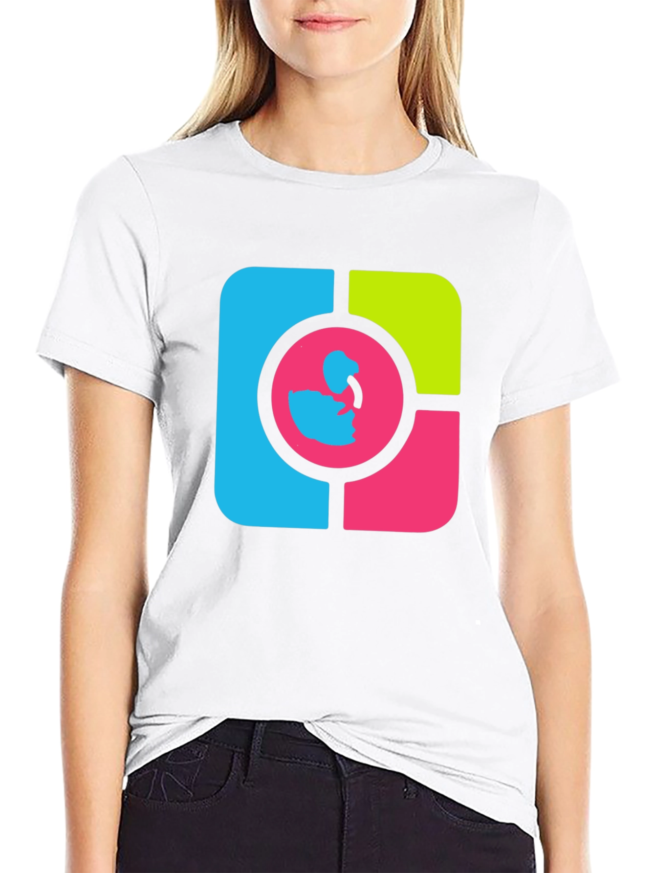 Bold Graphic Tee - Modern Abstract Design