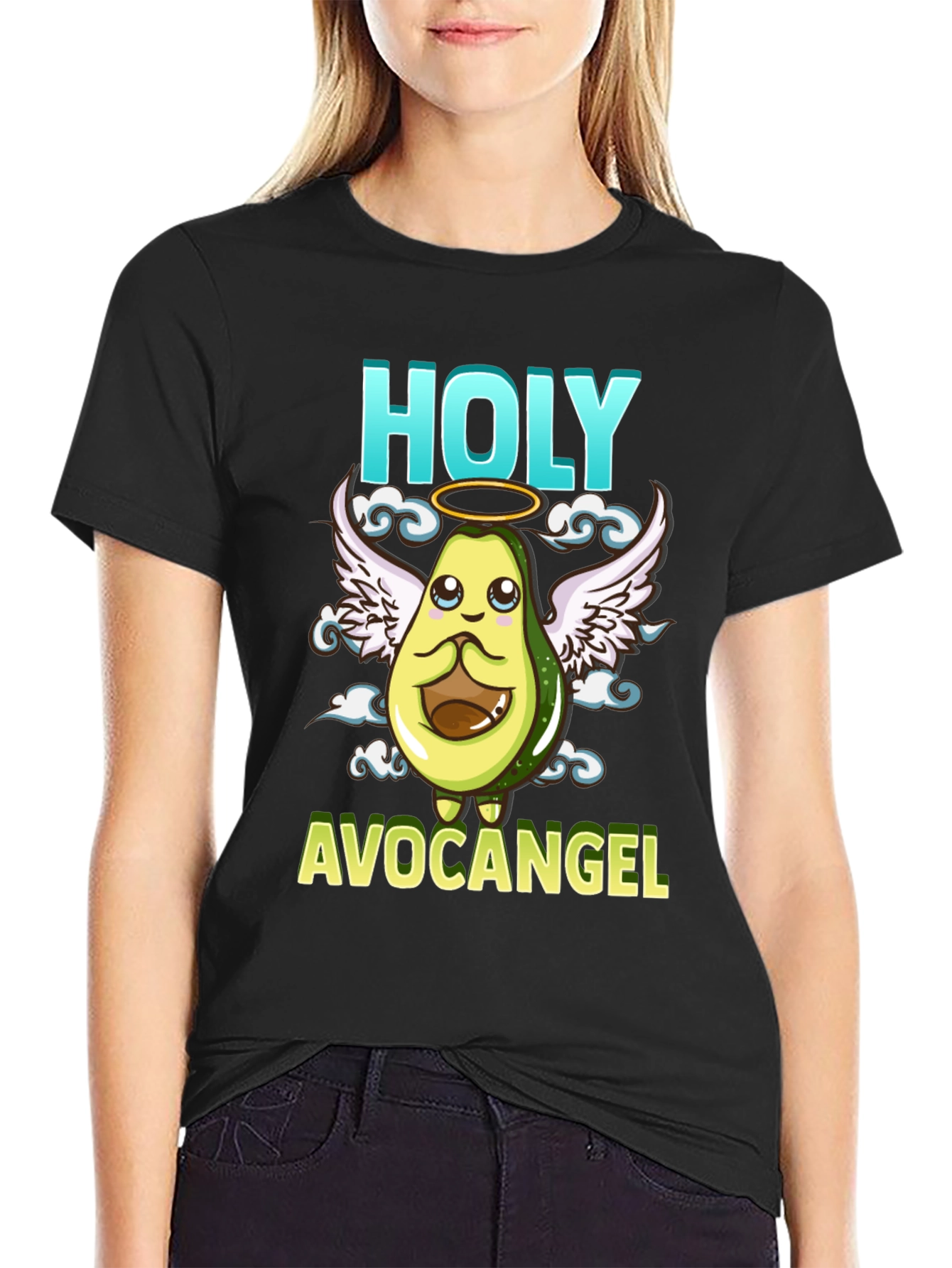 Holy Avocangel Graphic T-Shirt