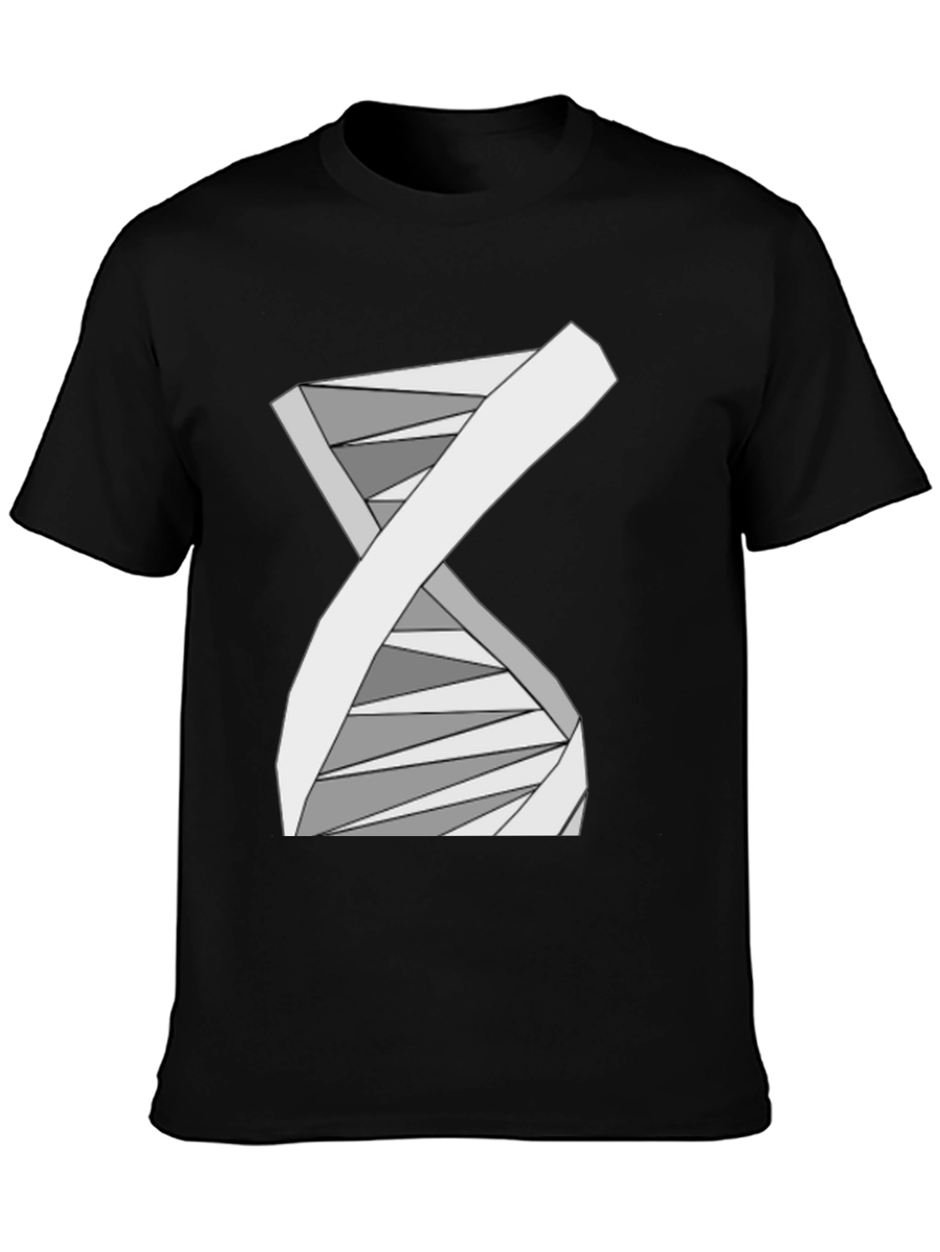 Abstract DNA Helix Graphic Tee - Science Style