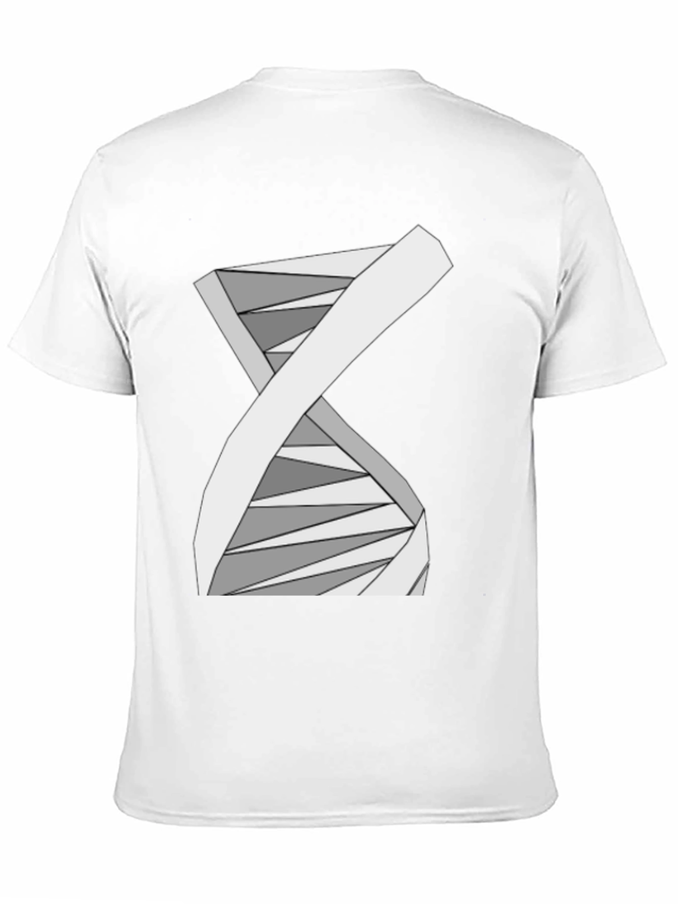 Abstract DNA Helix Graphic Tee - Science Style