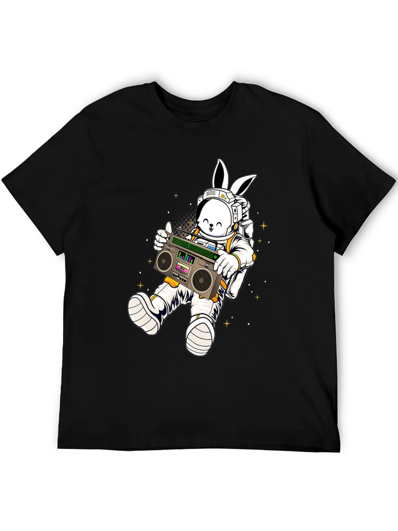 Space Bunny Boombox T-Shirt