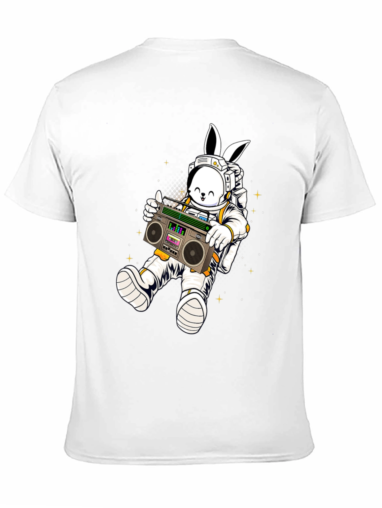 Space Bunny Boombox T-Shirt