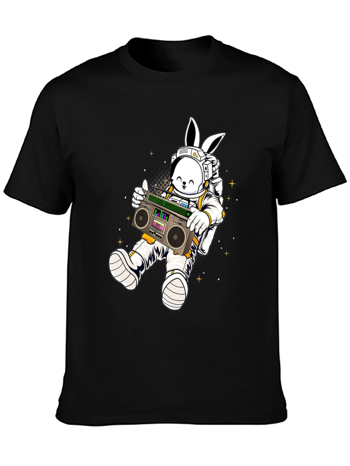Space Bunny Boombox T-Shirt