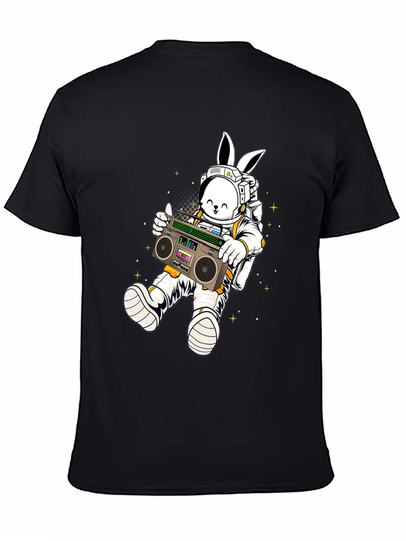 Space Bunny Boombox T-Shirt