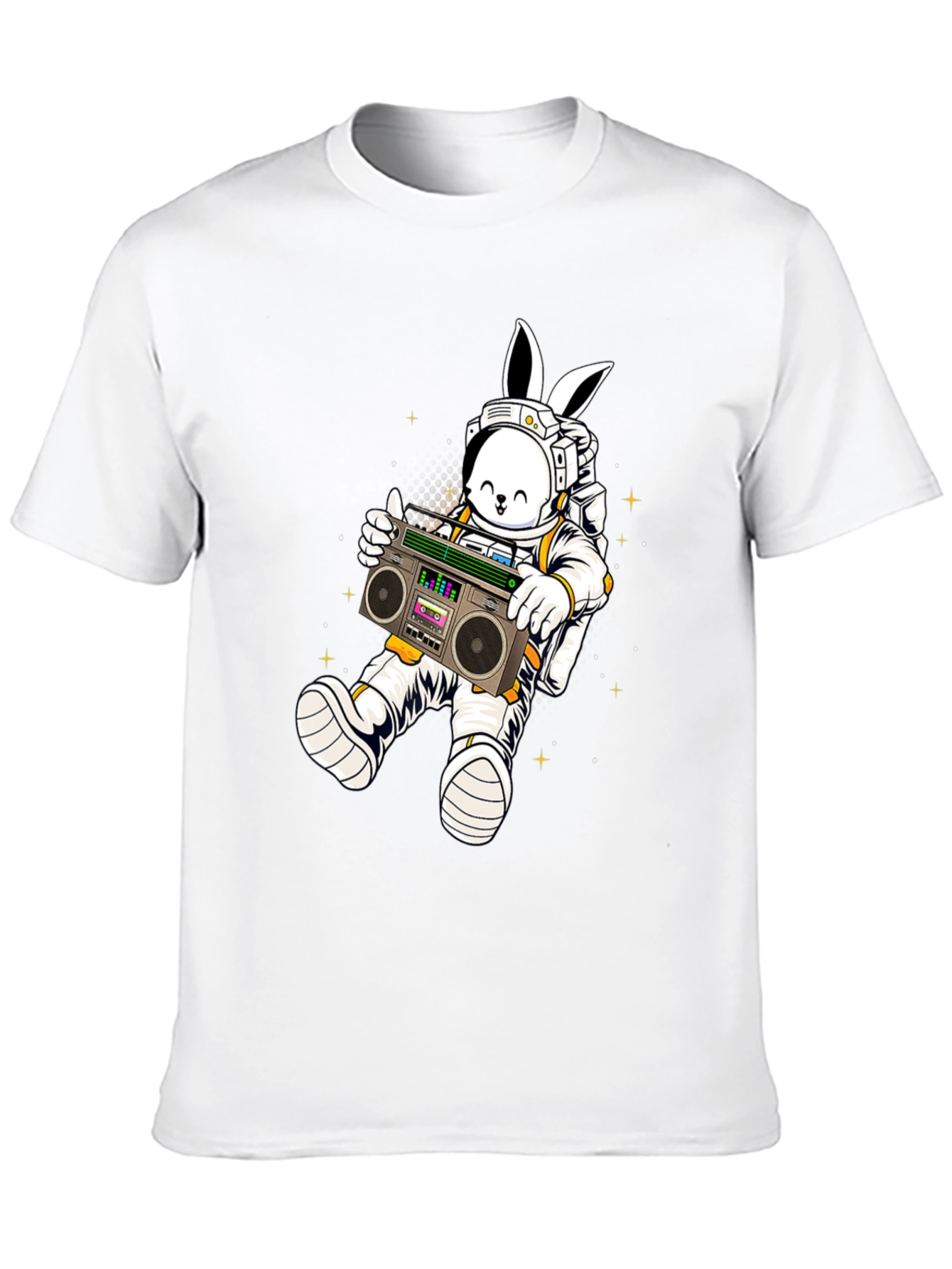 Space Bunny Boombox T-Shirt
