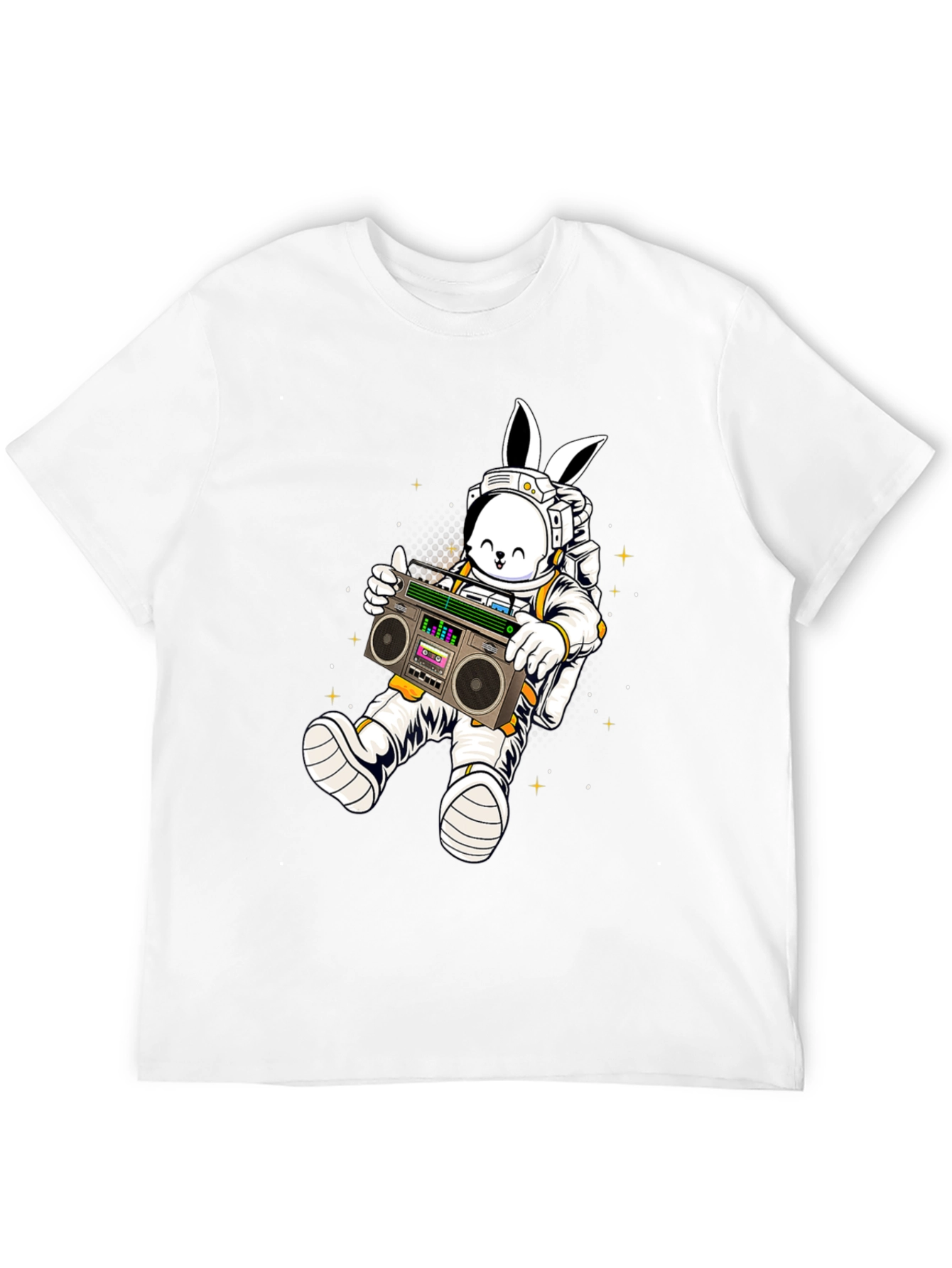 Space Bunny Boombox T-Shirt