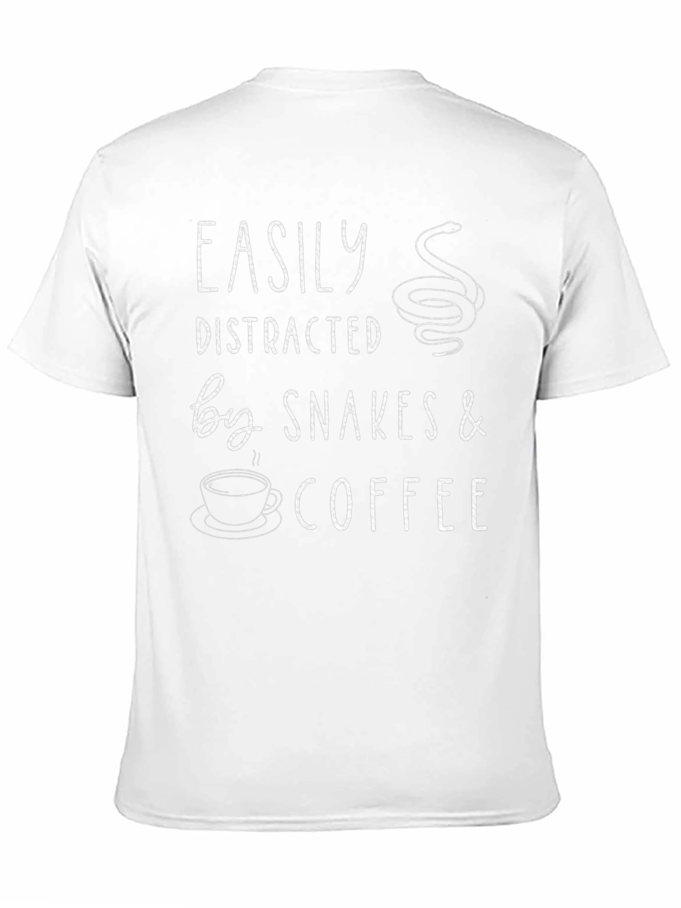 Easily Distracted by Snakes & Coffee T-Shirt