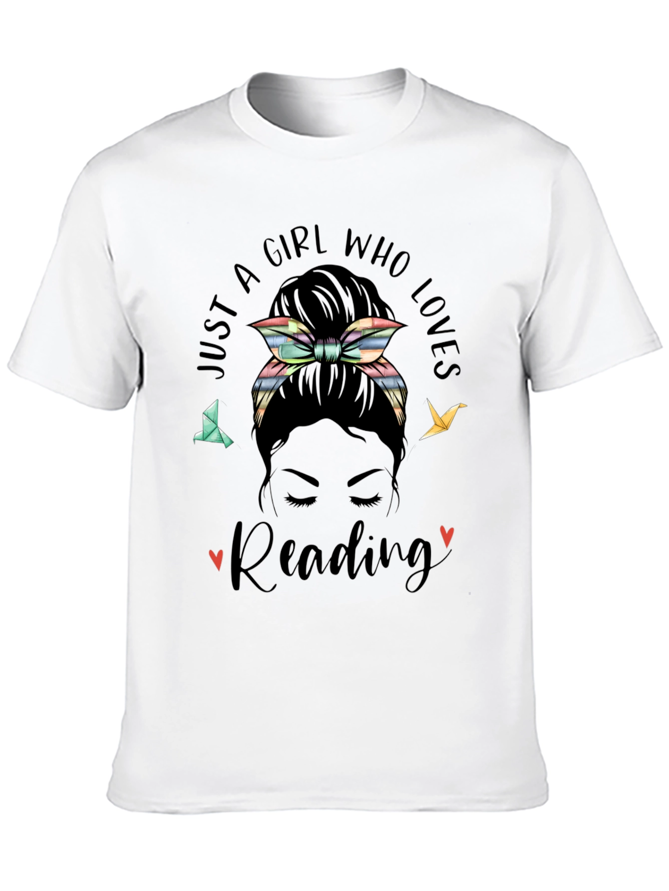 Girl Who Loves Reading T-Shirt