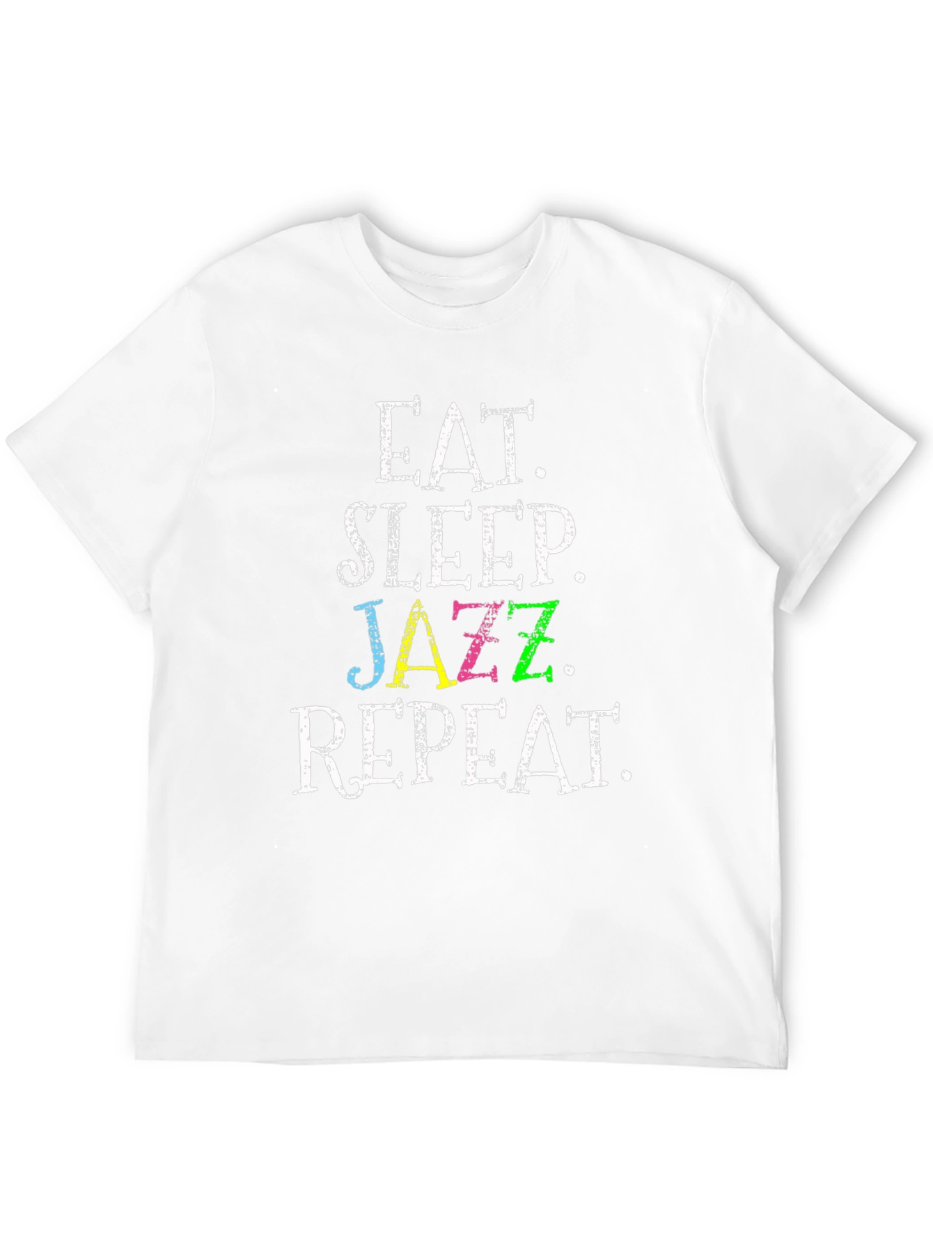 Eat Sleep Jazz Repeat Black T-Shirt