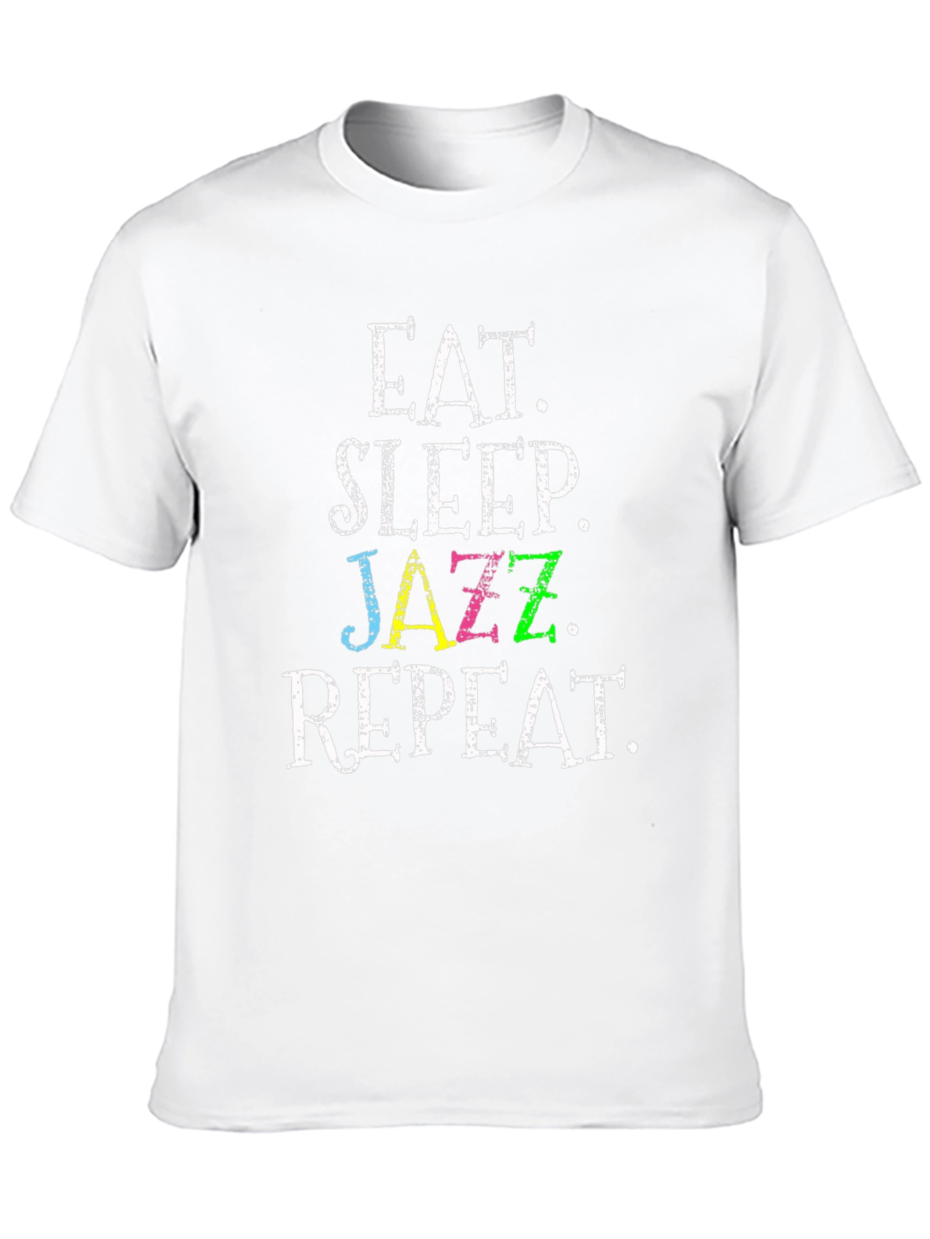 Eat Sleep Jazz Repeat Black T-Shirt
