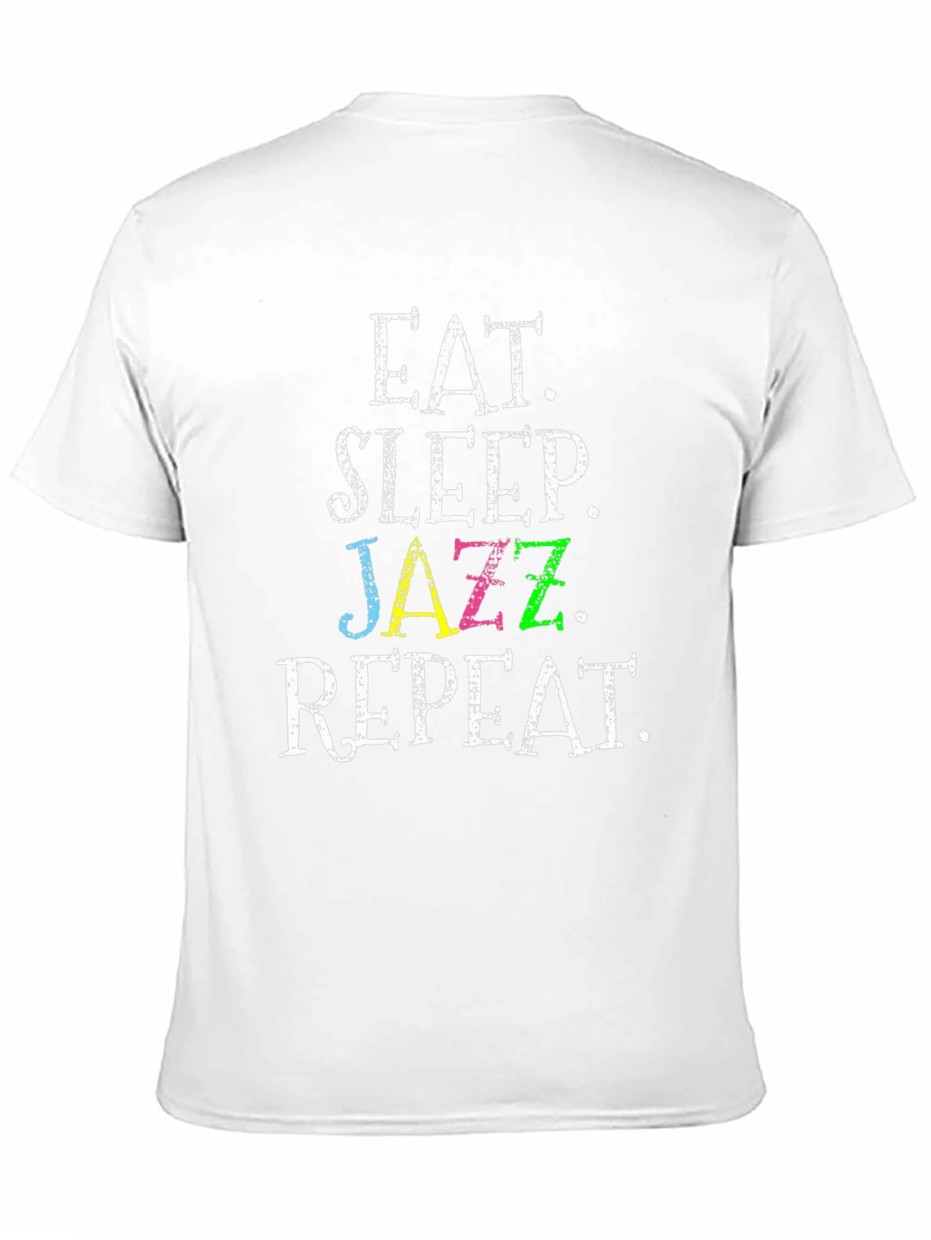 Eat Sleep Jazz Repeat Black T-Shirt