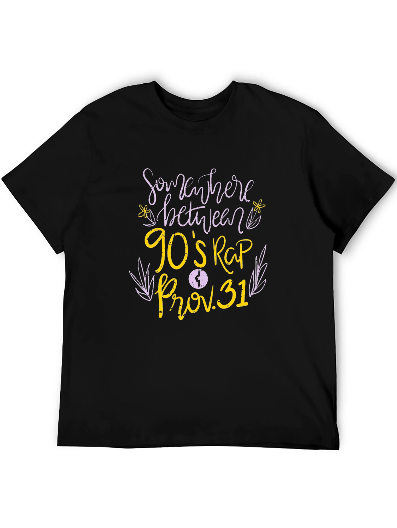 Somewhere Between 90s Rap Prov. 31 Black T-Shirt
