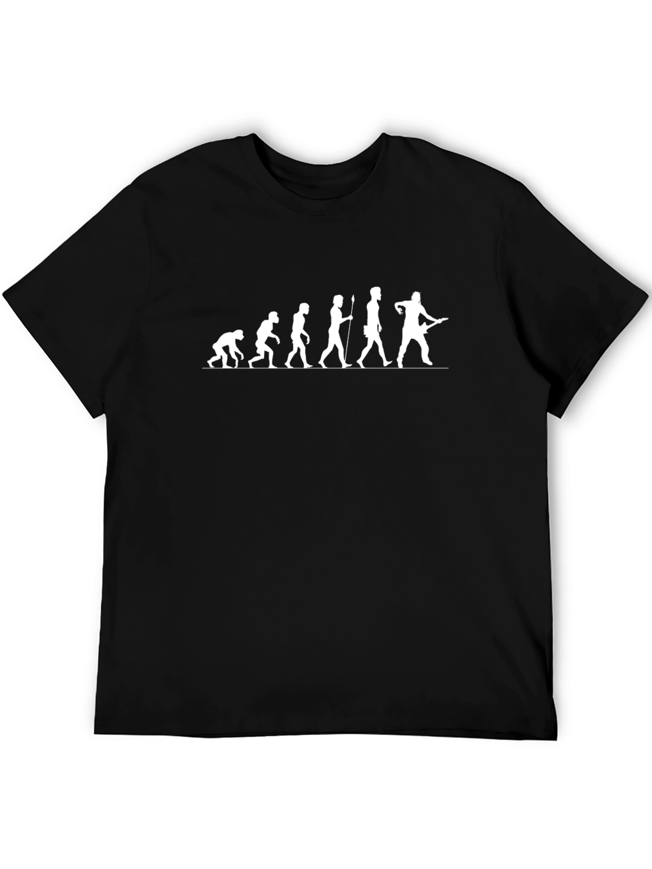 Evolution of Rock Black T-Shirt